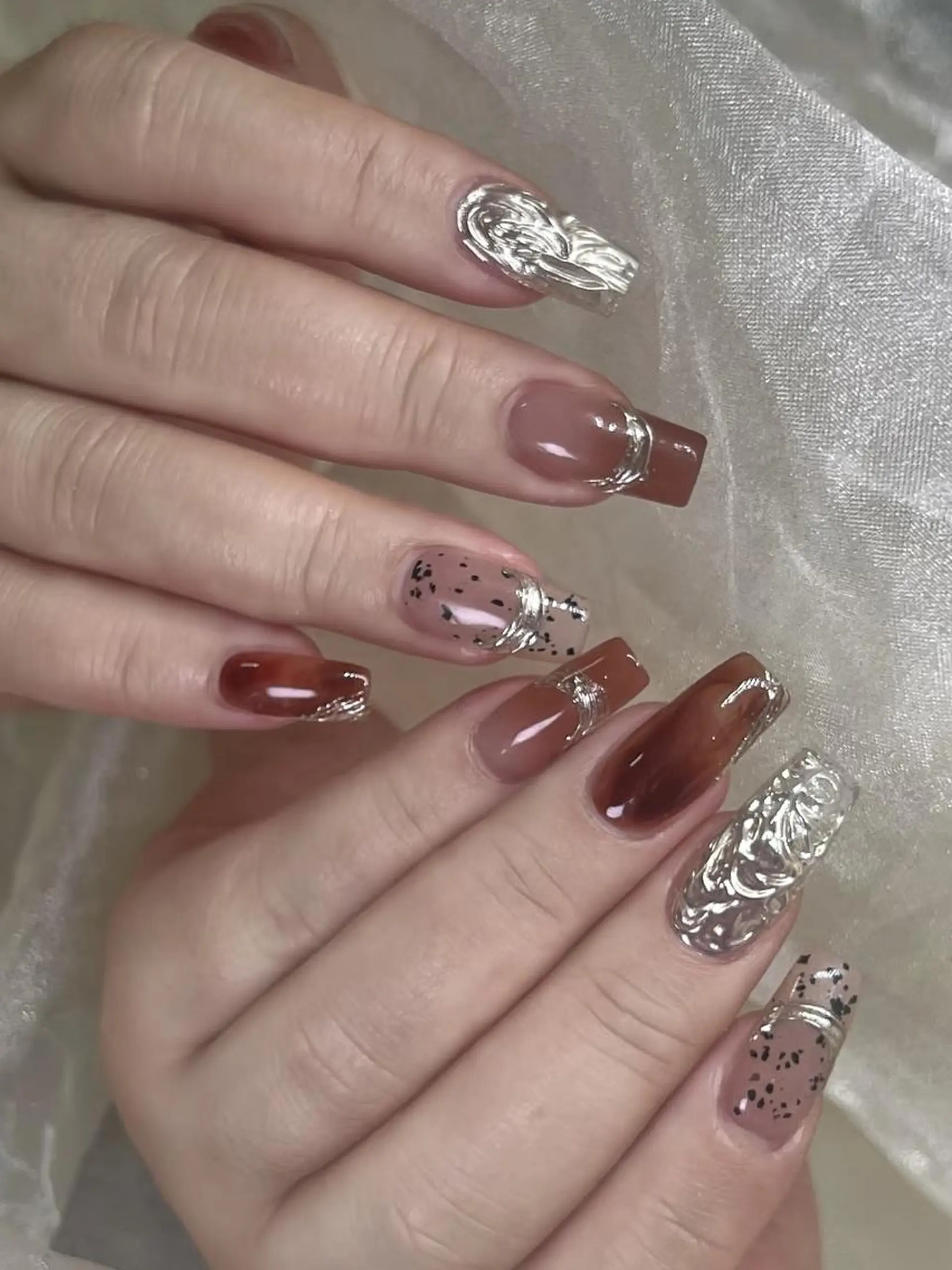 ネイル ハンドネイル ハンドケア DEMAIN- 🌹のネイルデザイン