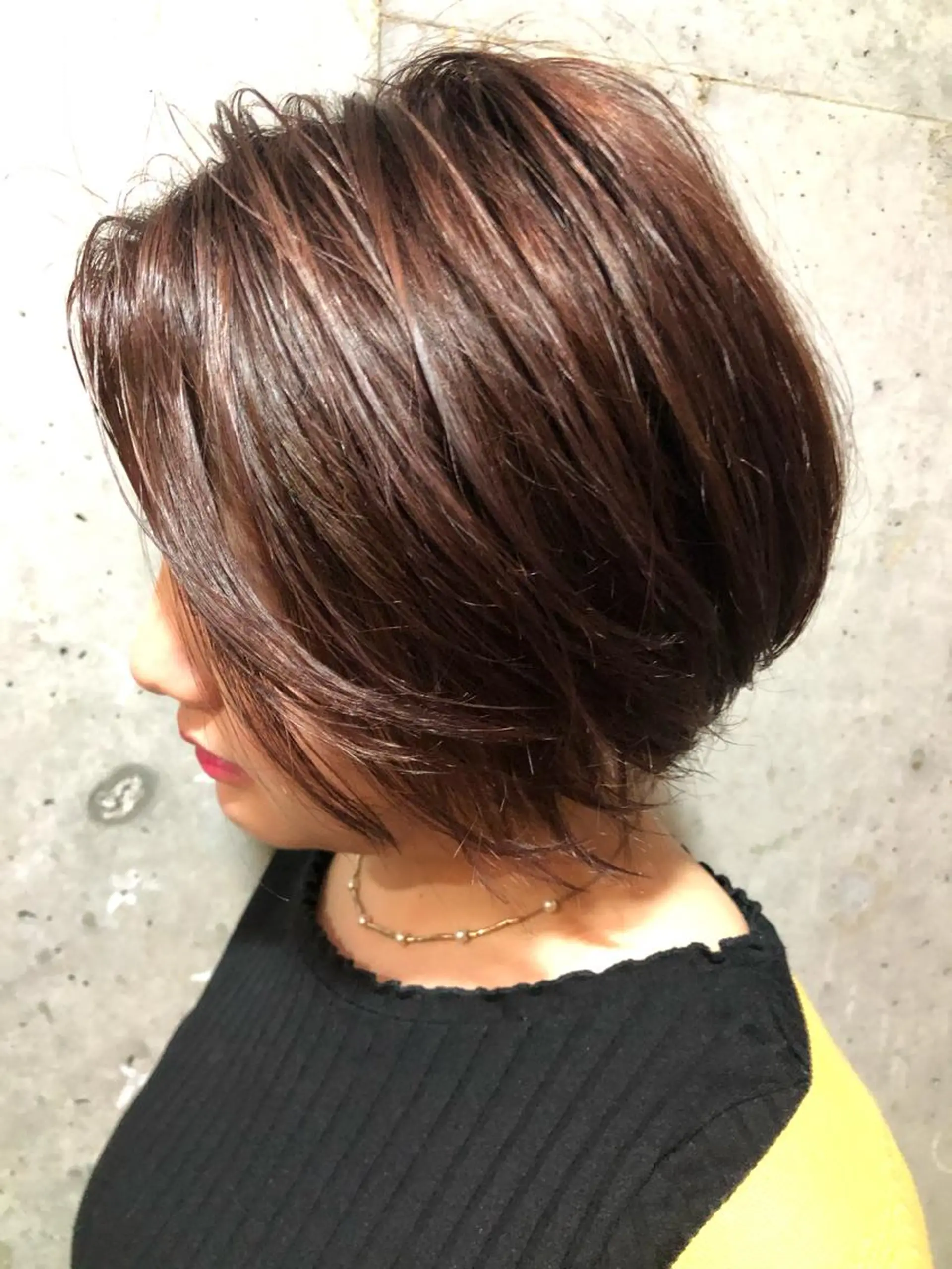 ショート カラー ベージュカラー ピンクカラー ピンクベージュ ショートヘア エクステ指名No.1 【店長】橘田のヘアスタイル