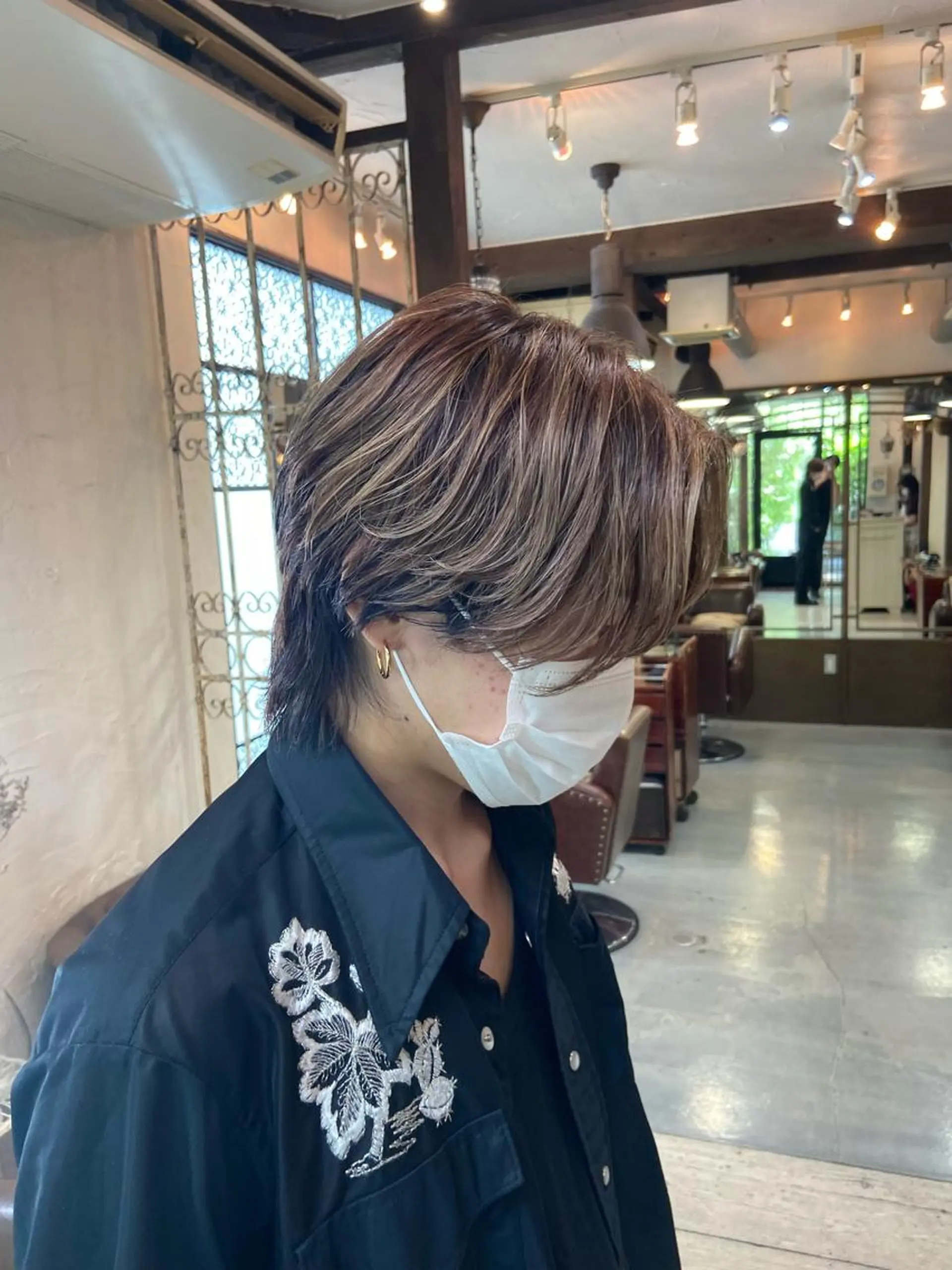 カラー メンズ メンズハイライト ハイライトカラー ダメージレス美容師 🌱水島侑理のヘアスタイル