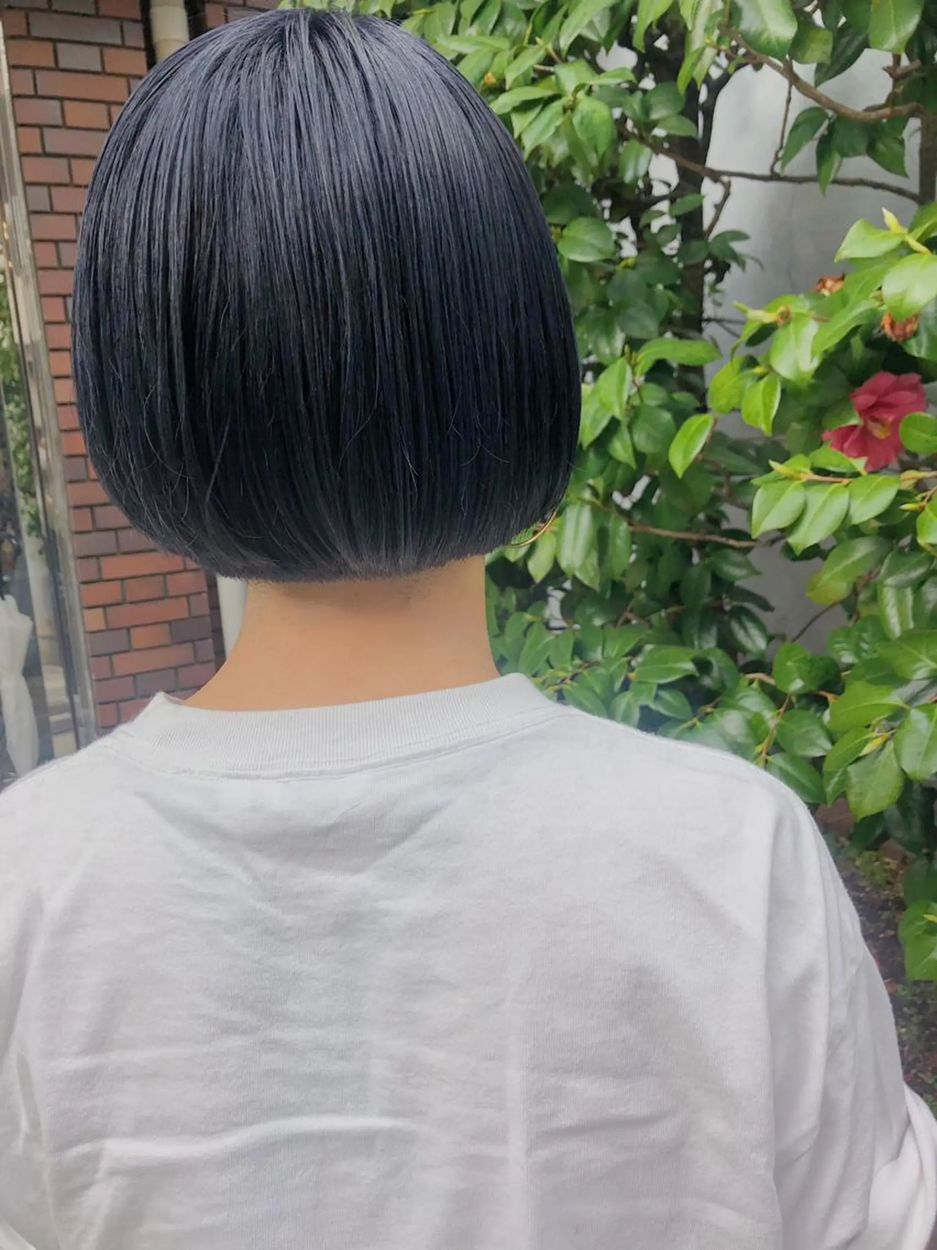 ショート カラー 長井 美佳のヘアスタイル