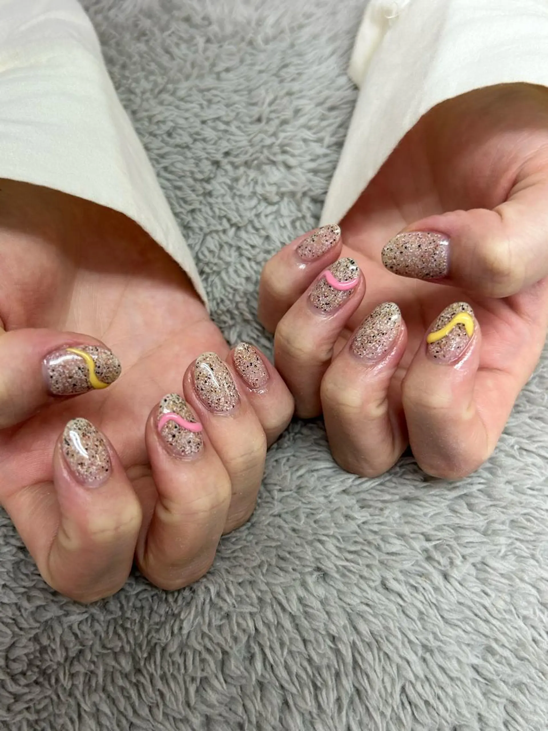 ネイル マツエク・マツパ アイブロウ brilliant s.kのネイルデザイン