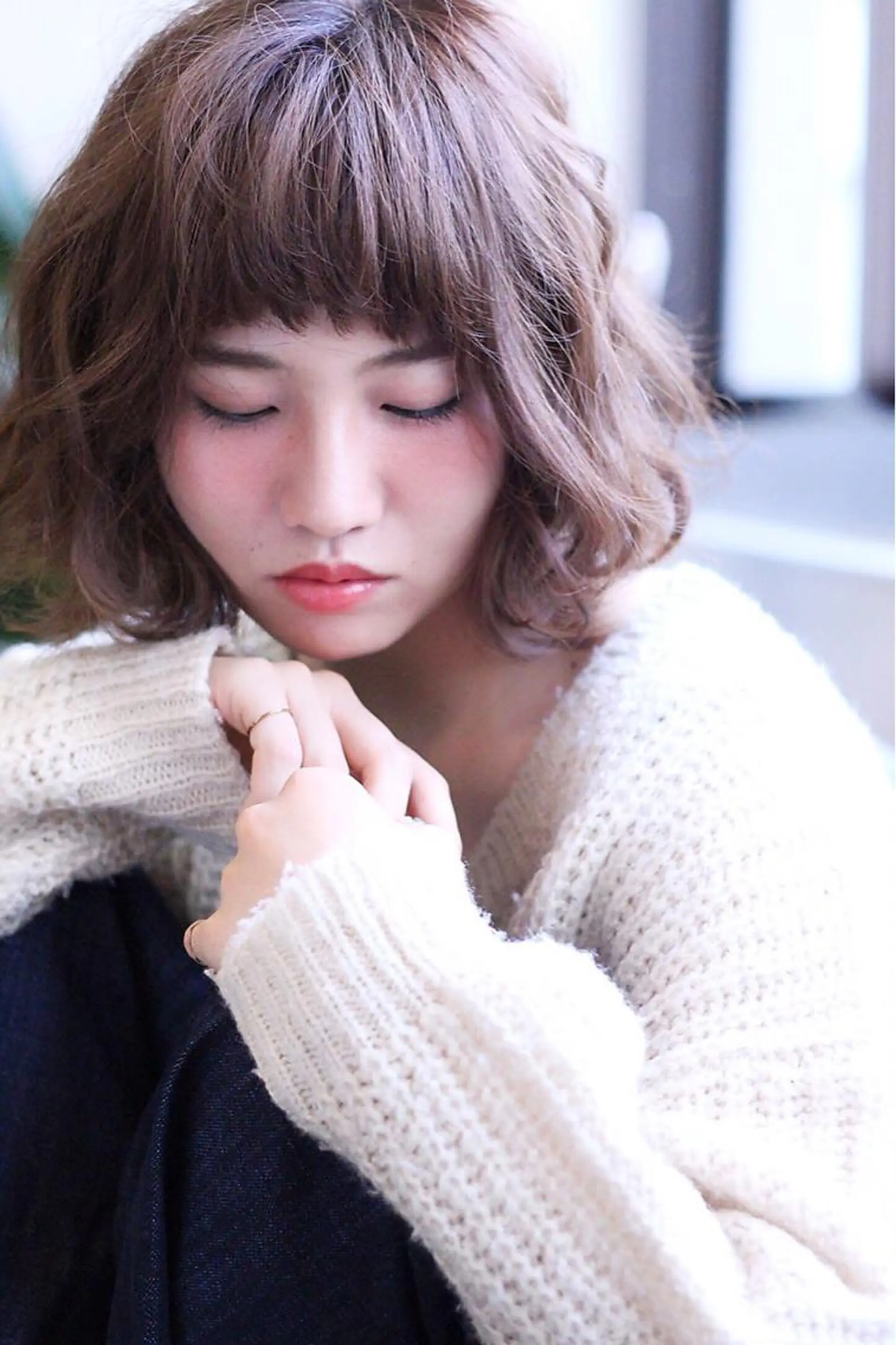 ショート ミディアム セミロング ロング カラー パーマ 髪質改善 ami byAbsoのヘアスタイル