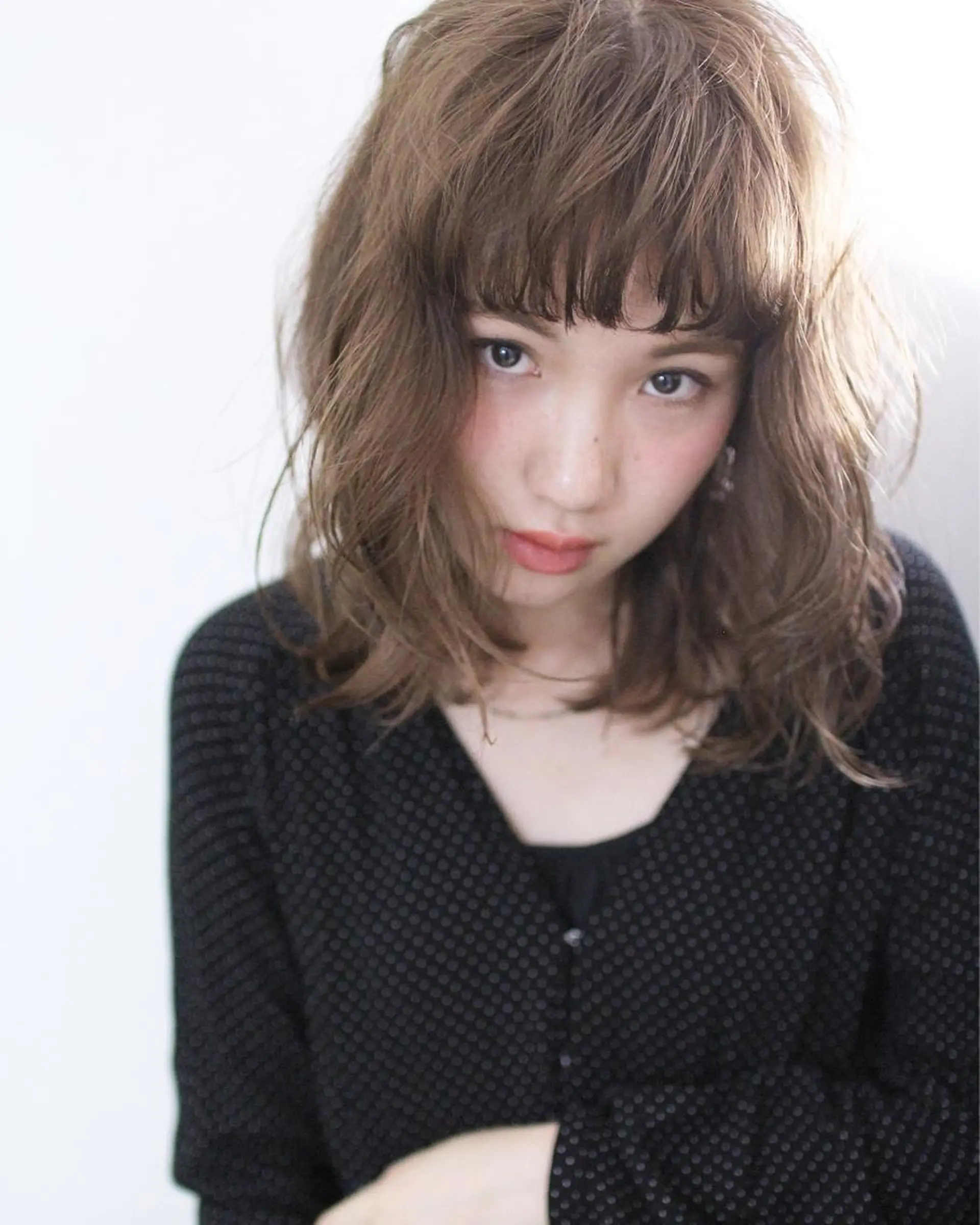 ミディアム カラー 下北沢 soiのヘアスタイル