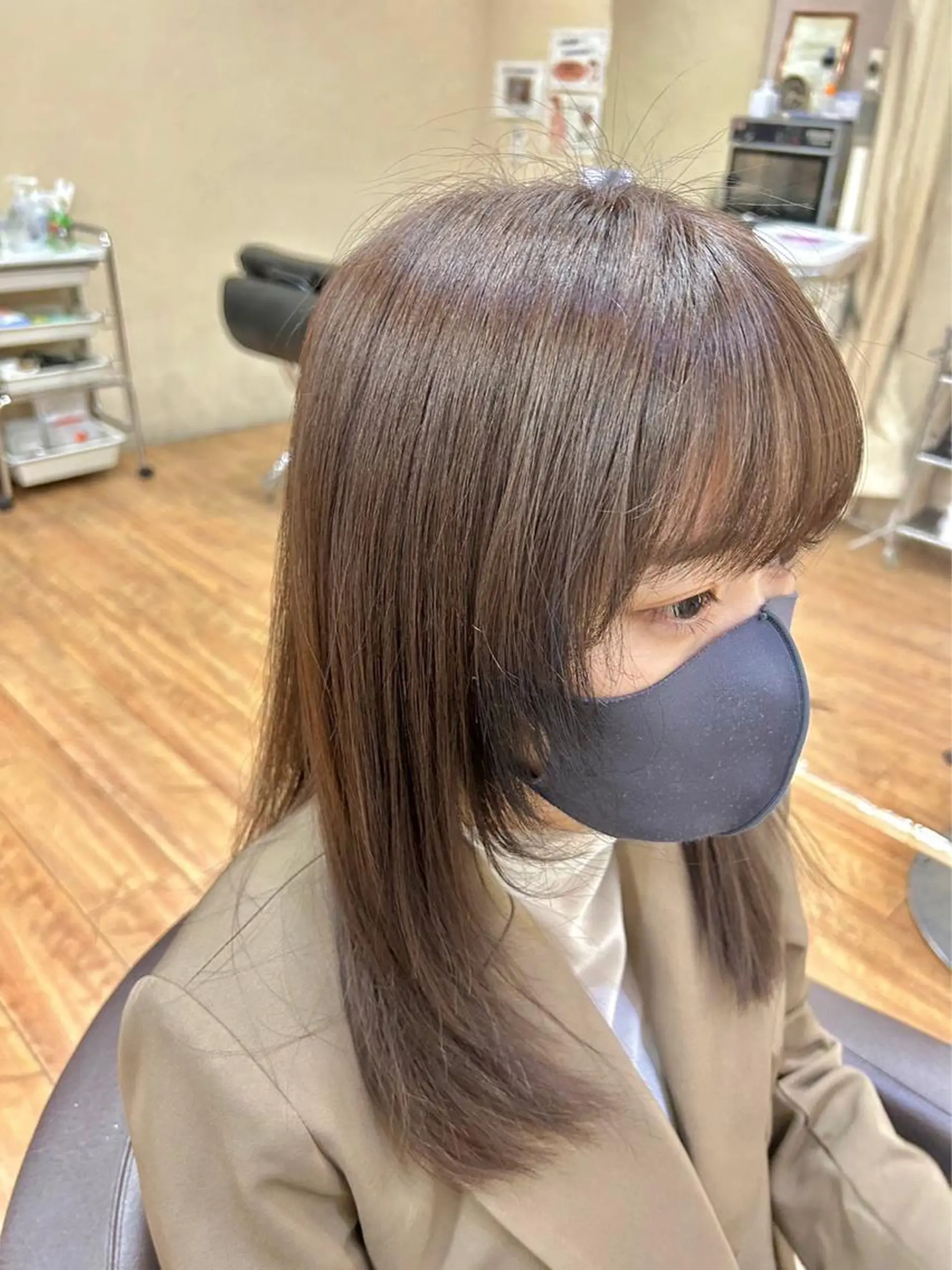 セミロング カラー ベージュカラー marl所属・花田 真のヘアスタイル