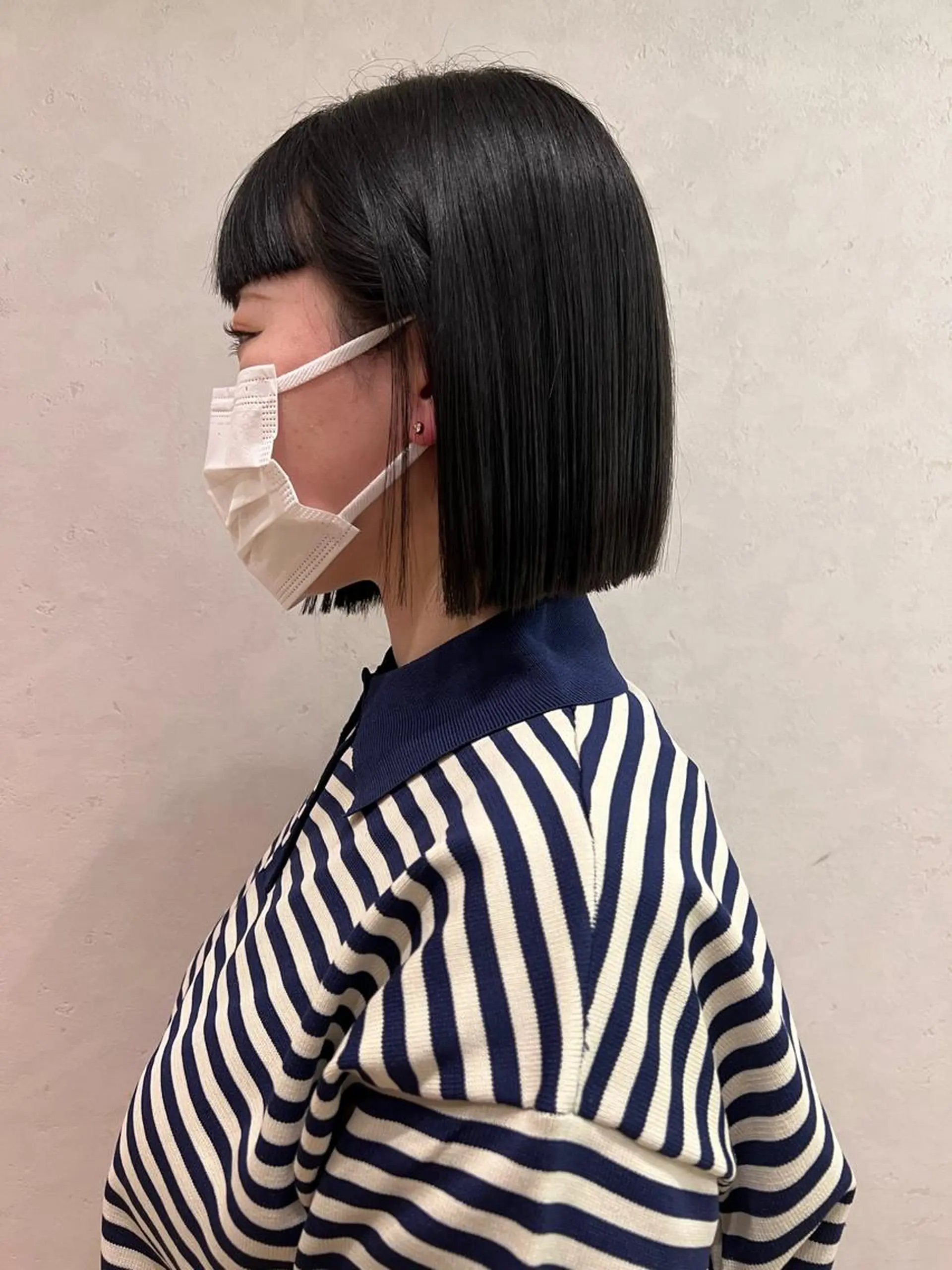 ショート 切りっぱなしボブ ボブ ディアローグ 下北沢所属・高橋 龍哉のヘアスタイル