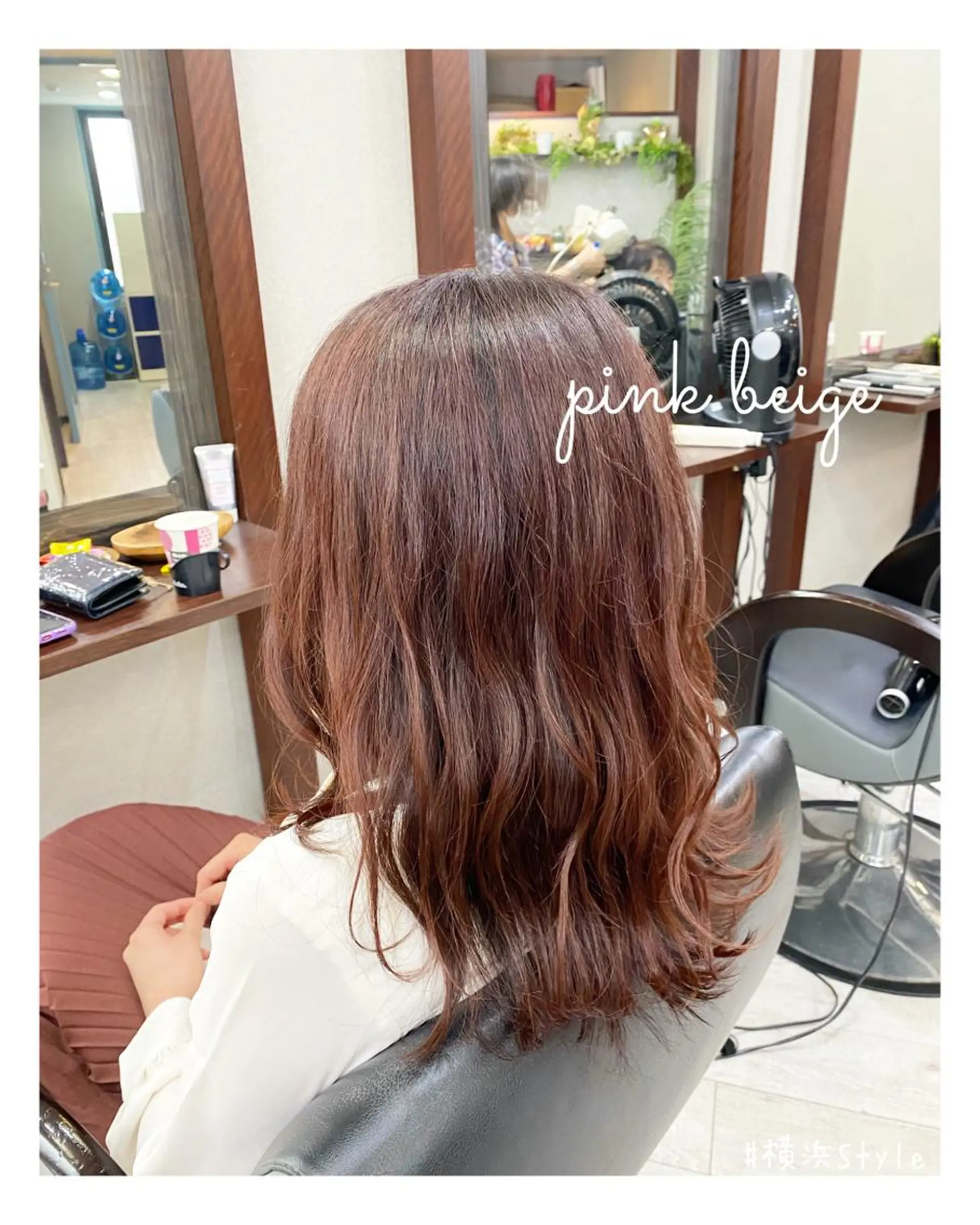 ロング カラー ベージュカラー ピンクカラー ピンクベージュ cocoru所属・＊横浜駅＊ 金子 誠也のヘアスタイル