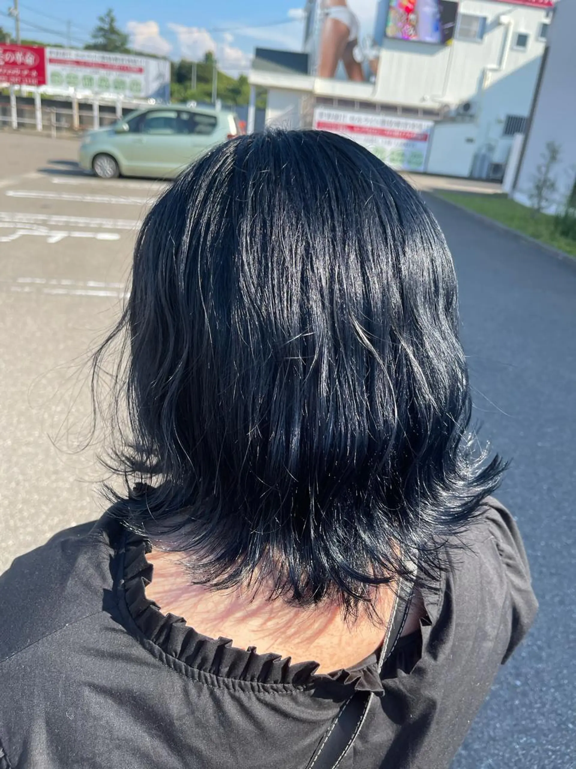 ミディアム EARTH  紫竹山 🦋本間未来🦋のヘアスタイル