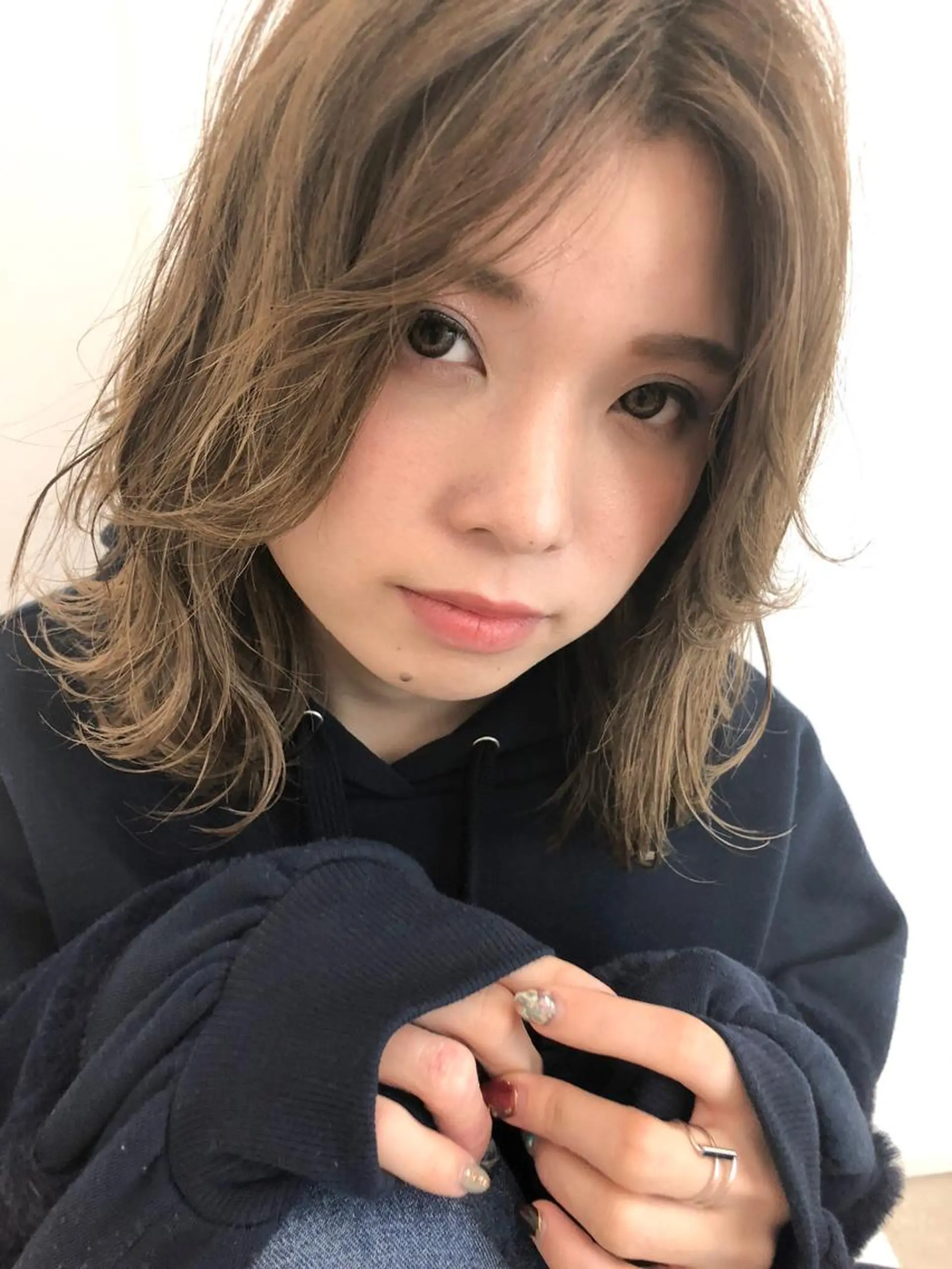 ミディアム 外ハネヘア 【髪質改善】 川津翔太のヘアスタイル