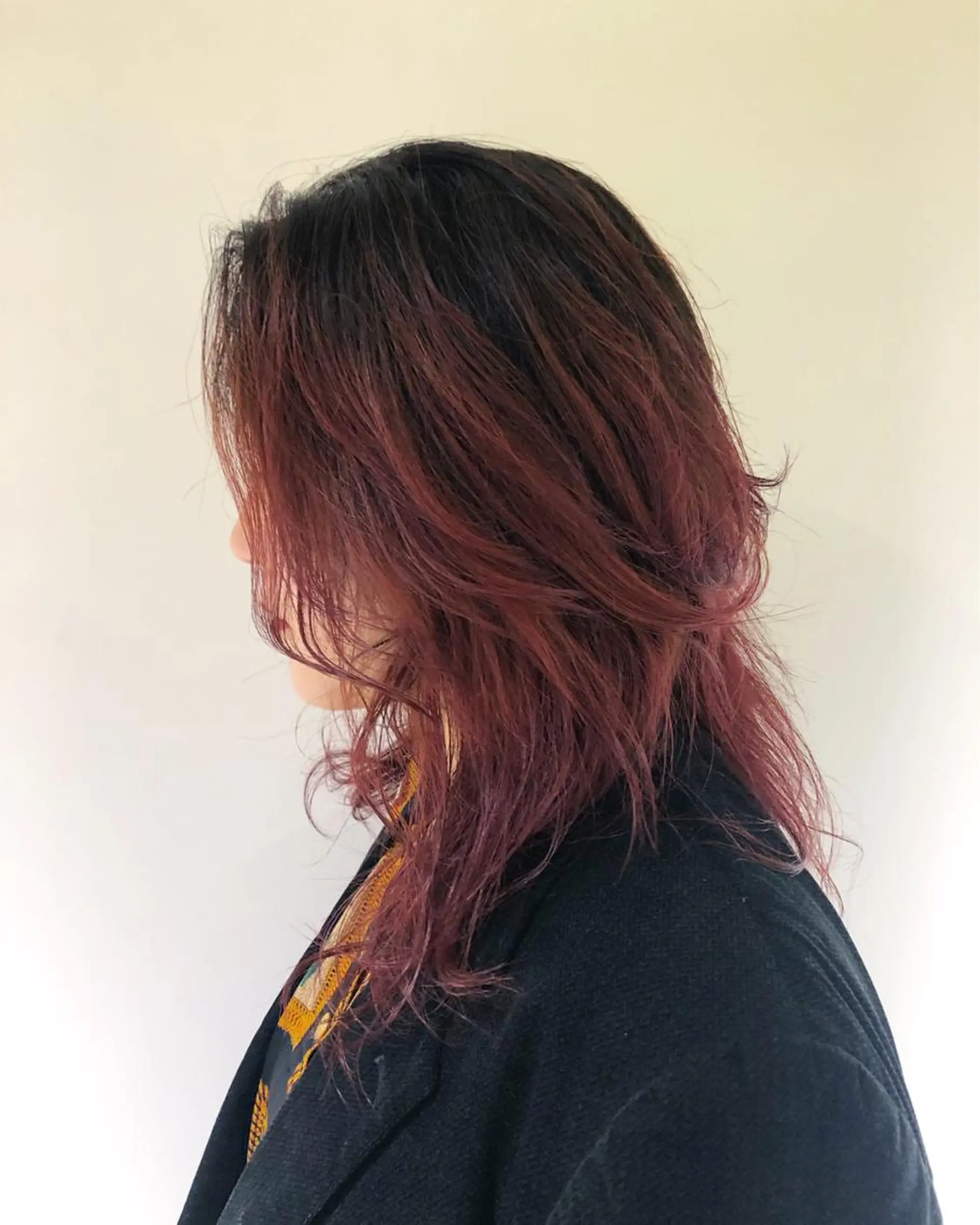 セミロング カラー spooopy所属・🕊大垣 めぐみ🕊のヘアスタイル