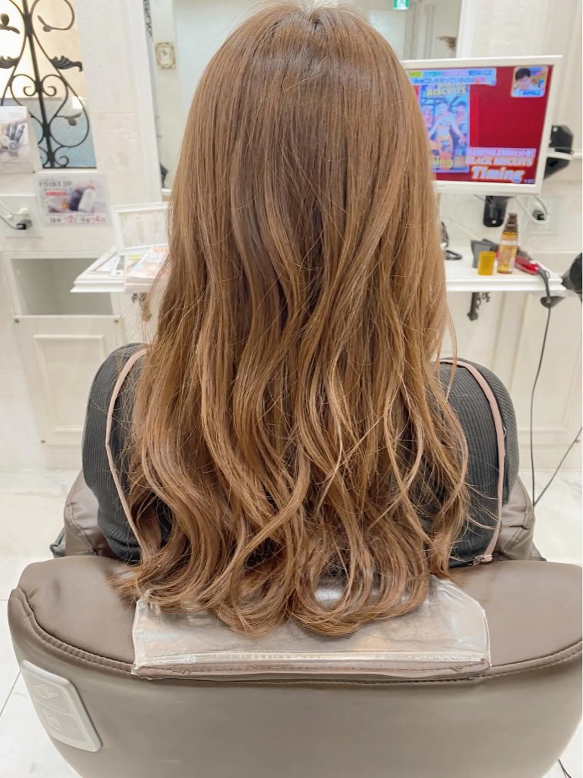 セミロング カラー ベージュカラー グラデーションカラー ヘアカラー トリートメント shanti 渡辺新也✂️のヘアスタイル