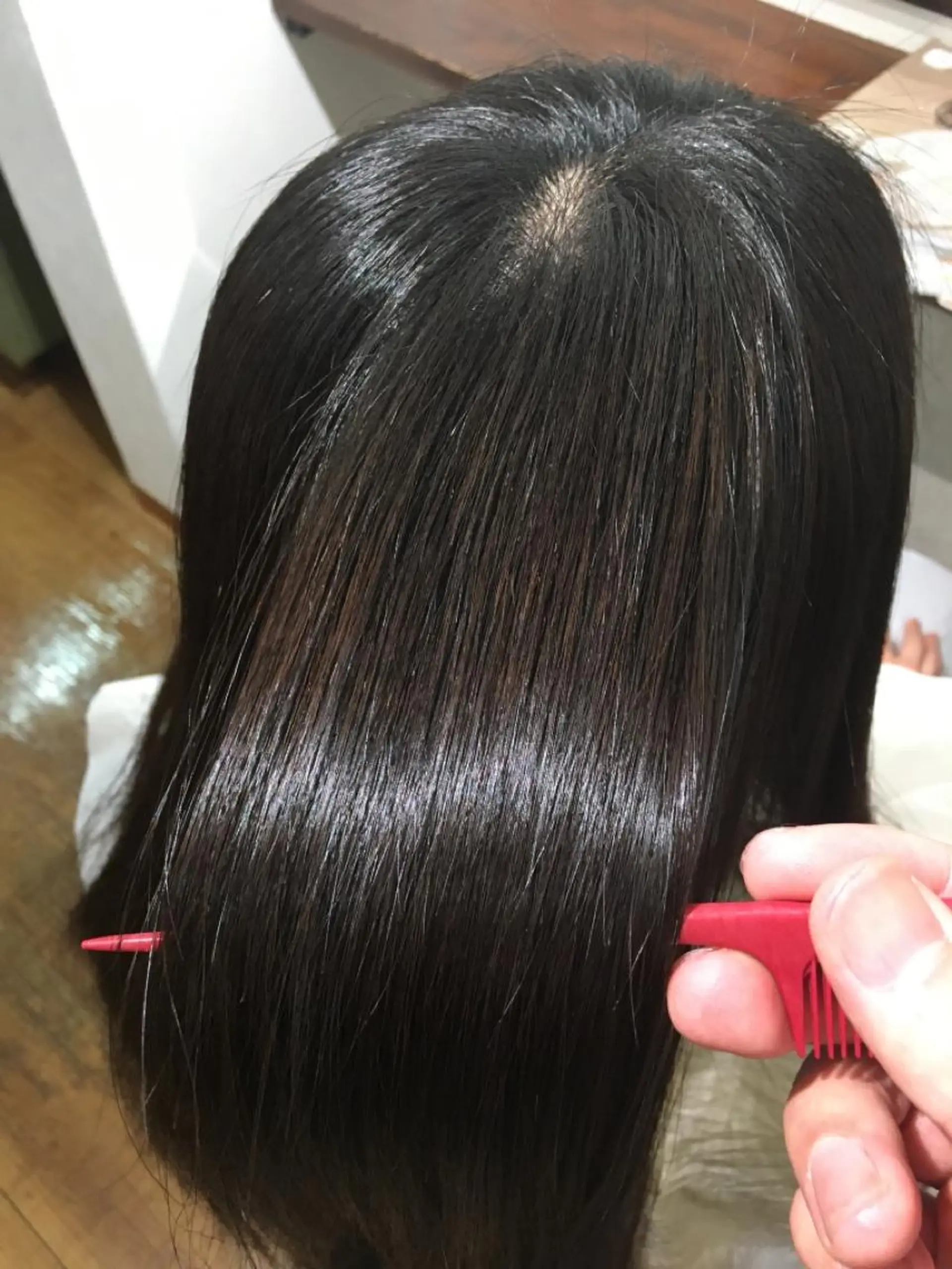 セミロング 縮毛矯正 Albright所属・レイヤーカット/縮 毛矯正/tanakaのヘアスタイル