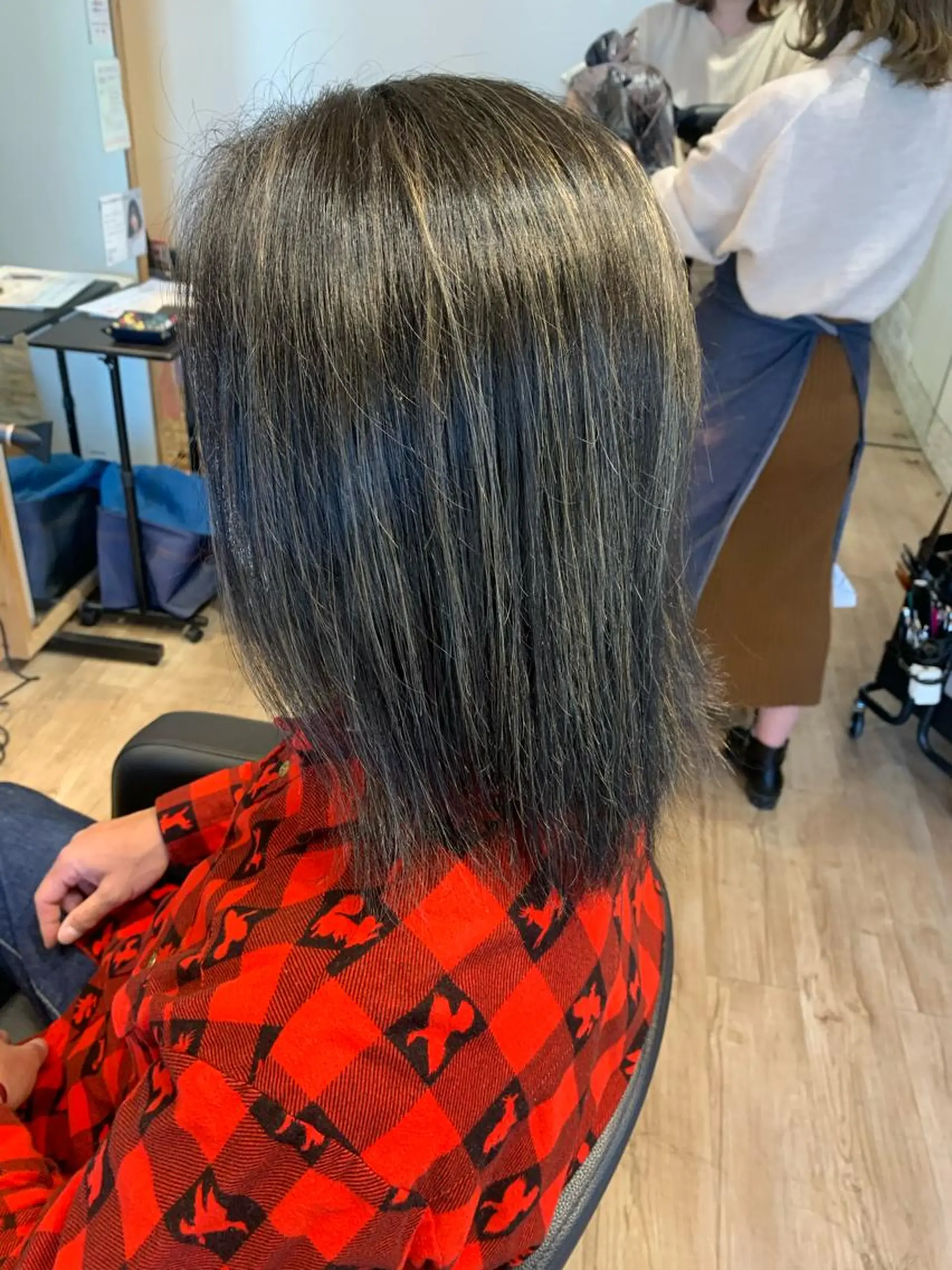 ミディアム カラー メンズ メンズハイライト ハイライトカラー ハイライト 大久保 隆蔵のヘアスタイル