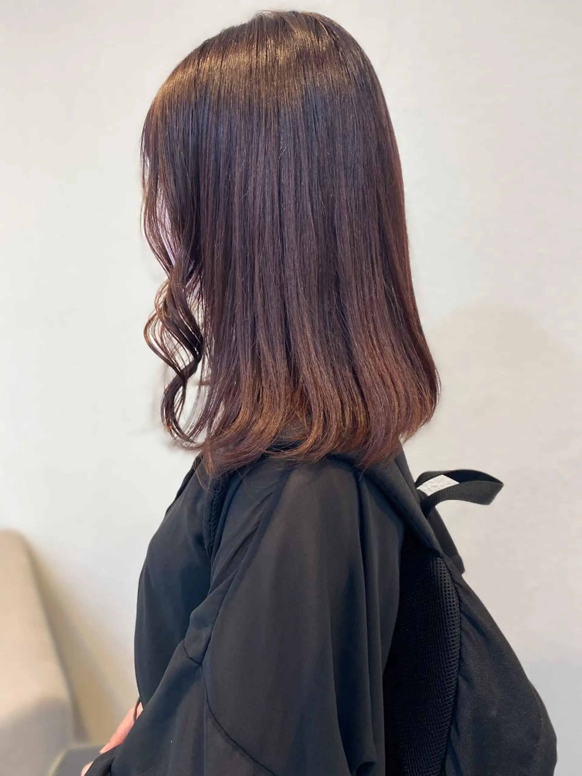 ミディアム カラー ブラウンカラー ピンクカラー ピンクブラウン 🌼透明感艶カラー オリーブ🌼河村咲のヘアスタイル