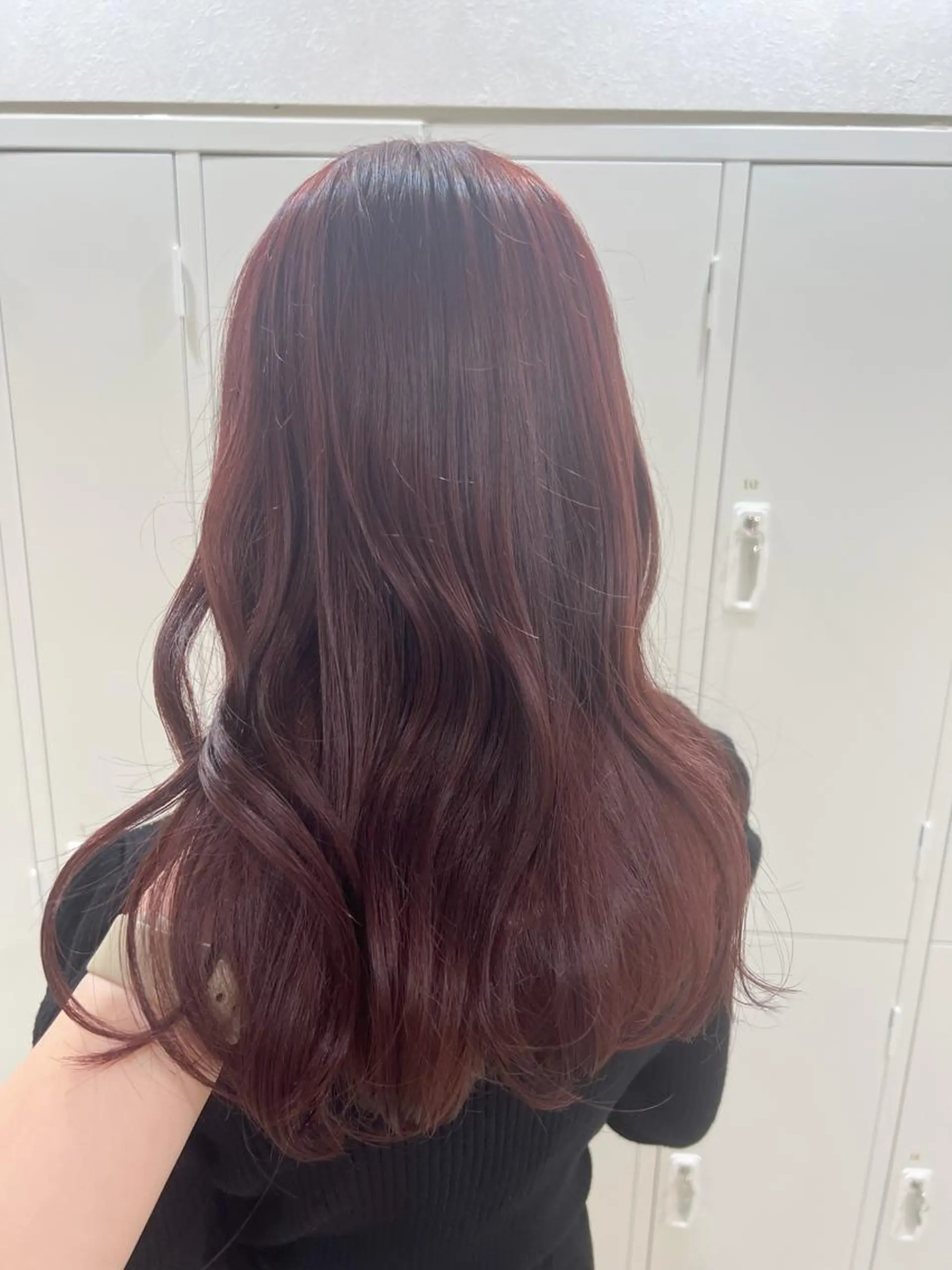 セミロング ヘアカラー トリートメント ヘッドスパ mina .のヘアスタイル