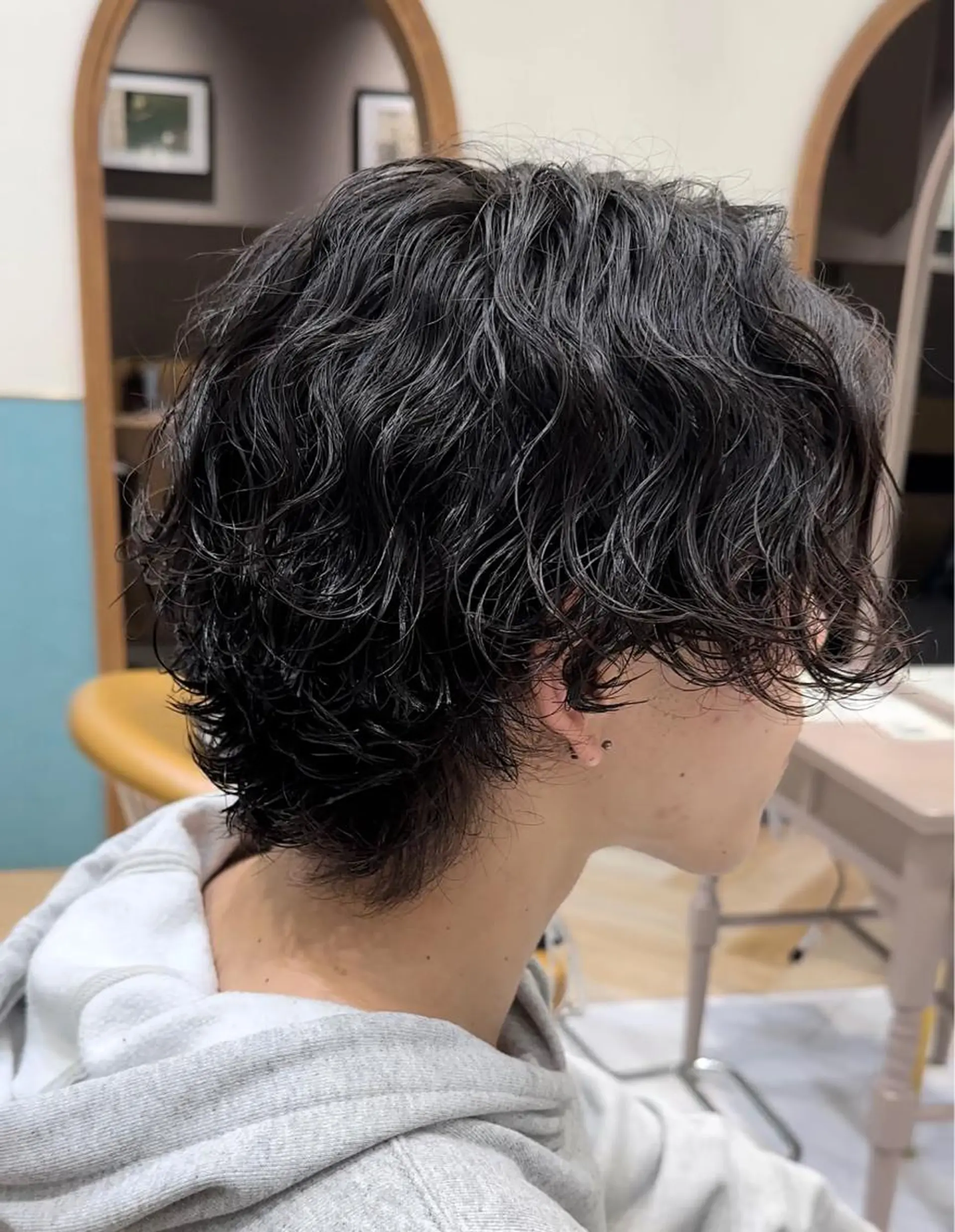 パーマ メンズ 波巻きパーマ 【池袋店 店長】伊藤 昂樹/曲がる縮毛矯正のヘアスタイル