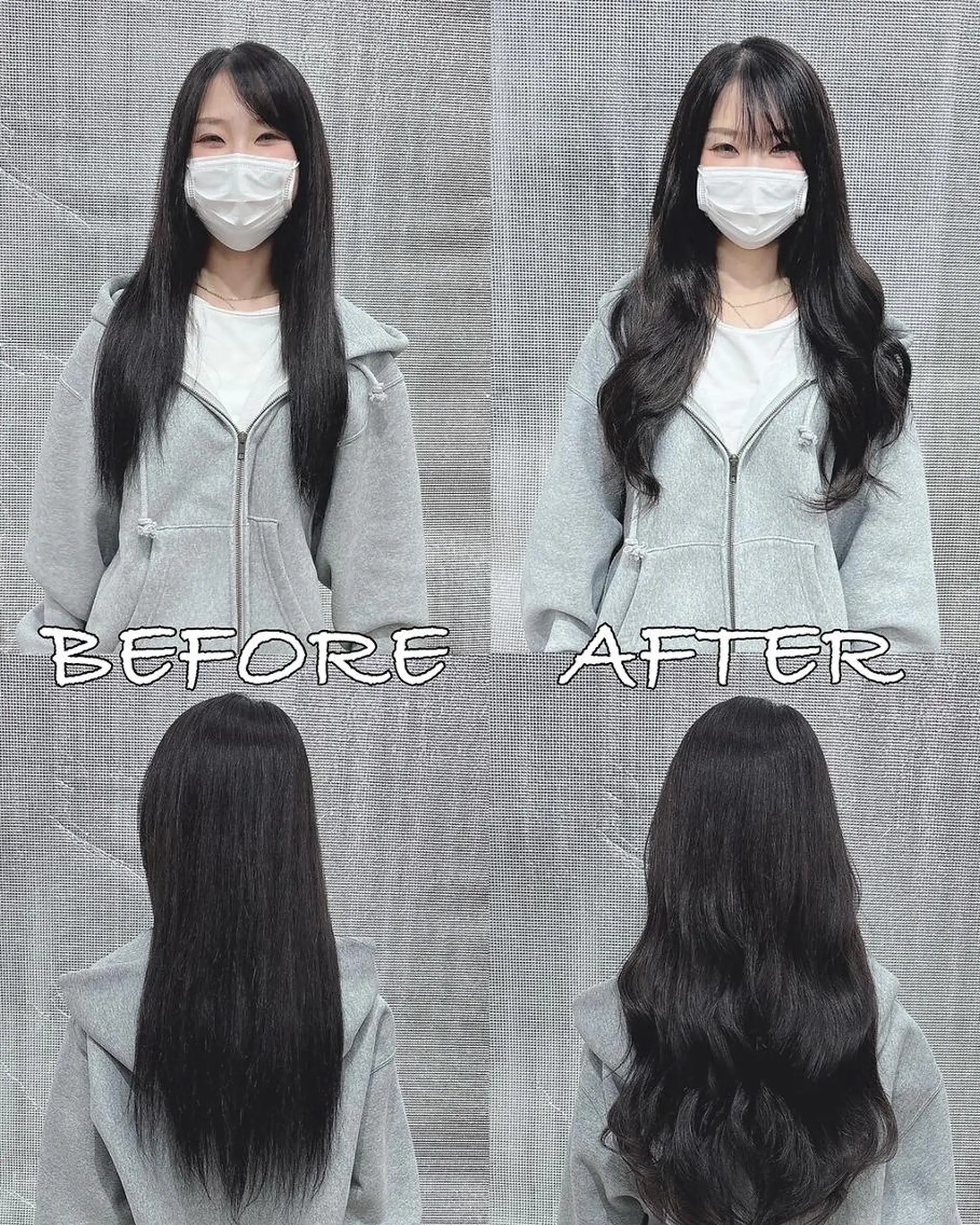 ロング ヘアアレンジ カラー シールエクステ ブリーチ ダブルカラー エクステ 韓国風ヘア LIP大阪本店/ MEIのその他イメージ