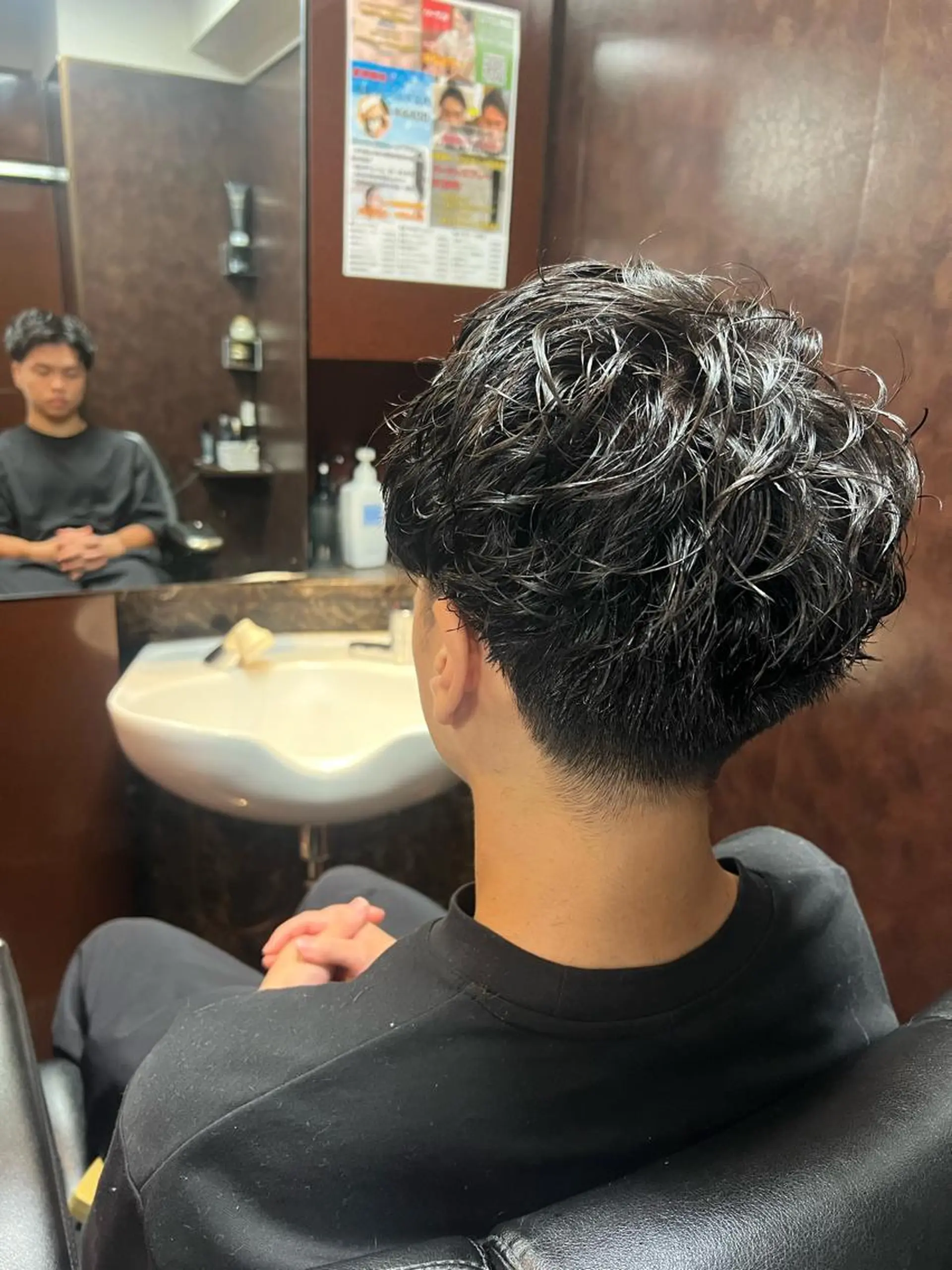 ショート パーマ 圓子 快のヘアスタイル