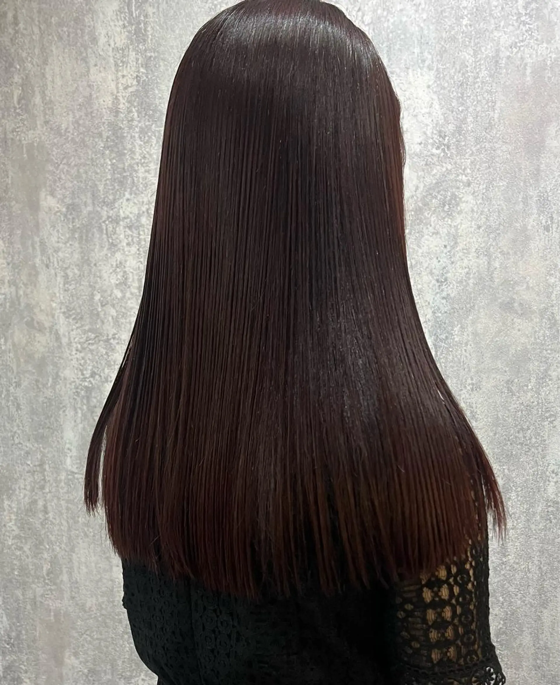 ミディアム カラー カシス ピンクカラー 福田　洋樹 /  zina博多のヘアスタイル