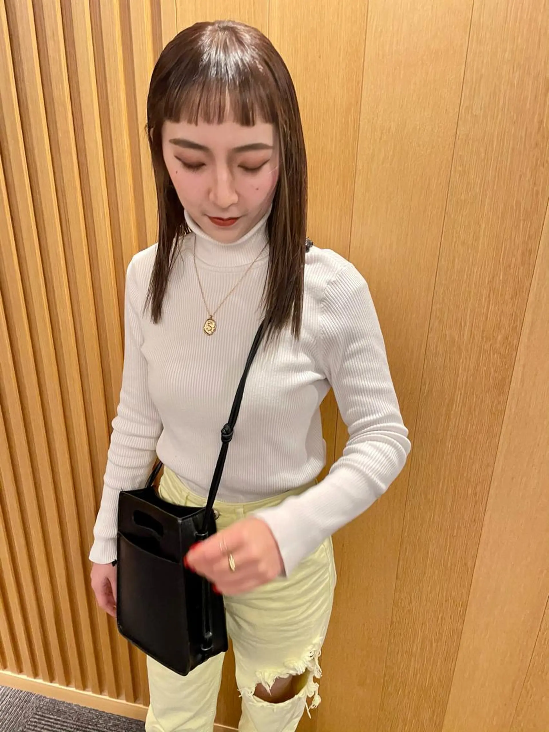 セミロング カラー カット ヘアカラー トリートメント tatsumi/ボブ ウルフ/レイヤーのヘアスタイル