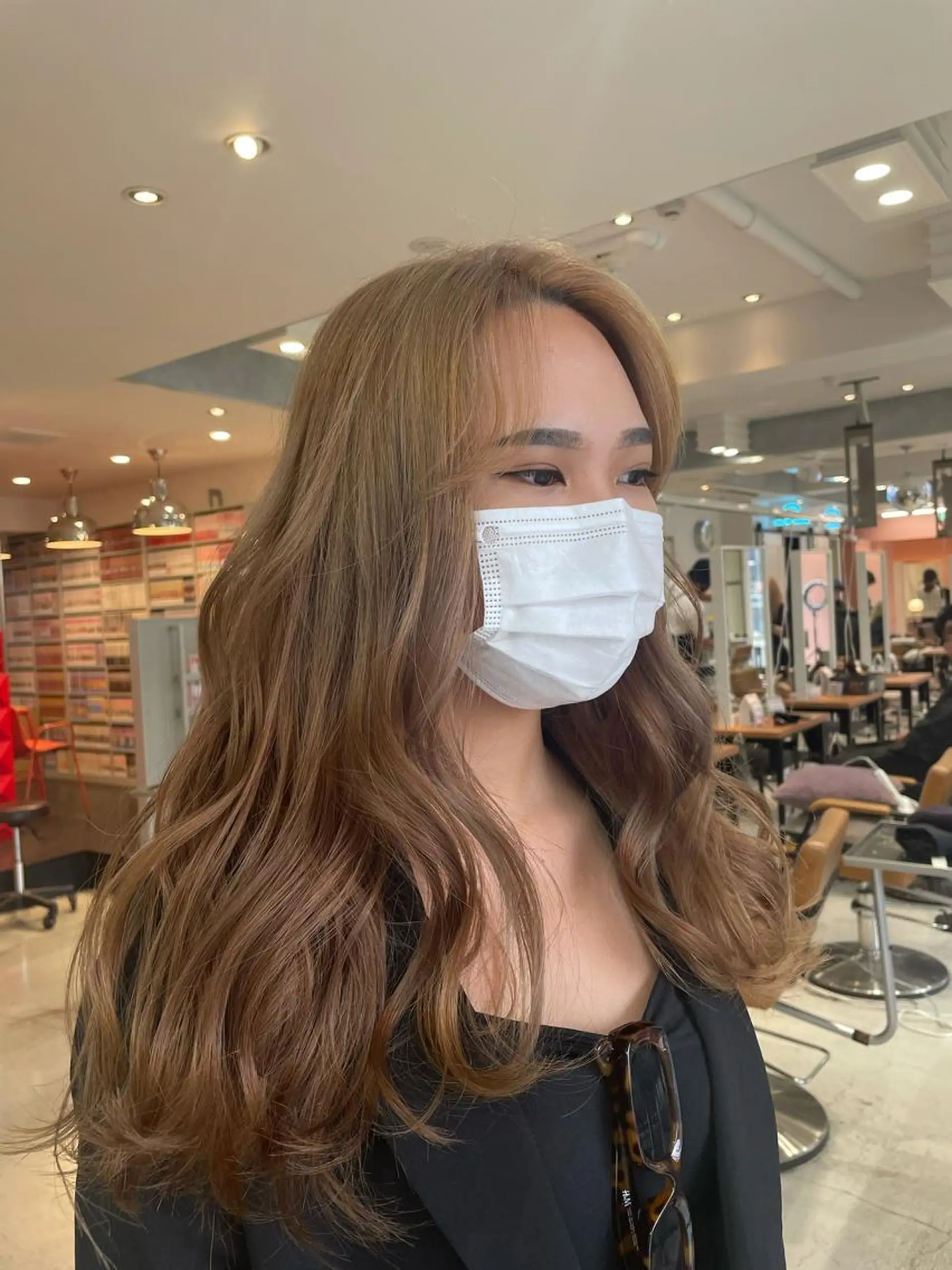 ロング カラー 艶ハイトーン👑♡ NATSUKIのヘアスタイル