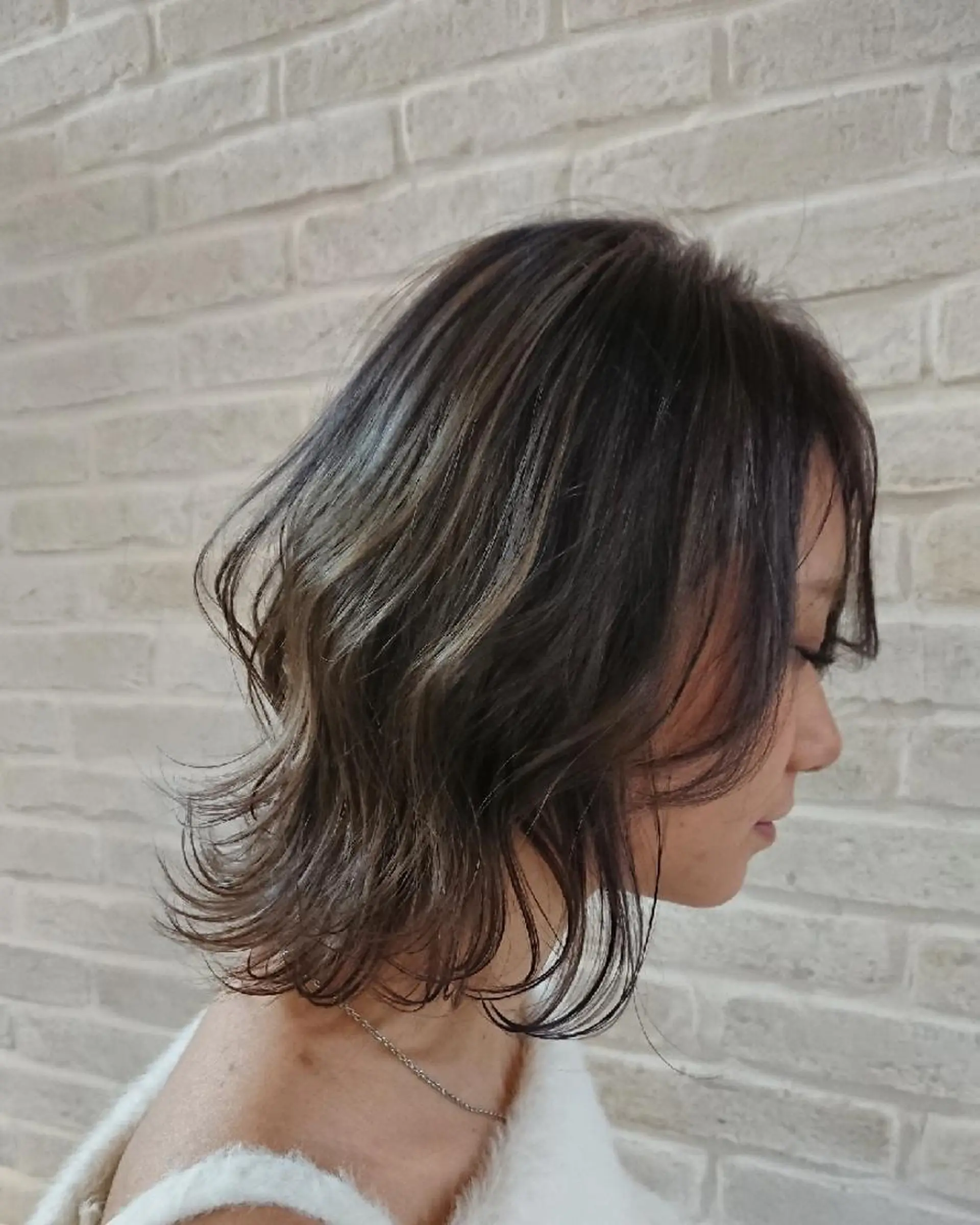 ミディアム カラー カット ヘアカラー トリートメント little×PORTO 元町所属・Topstylist ゆきこのヘアスタイル