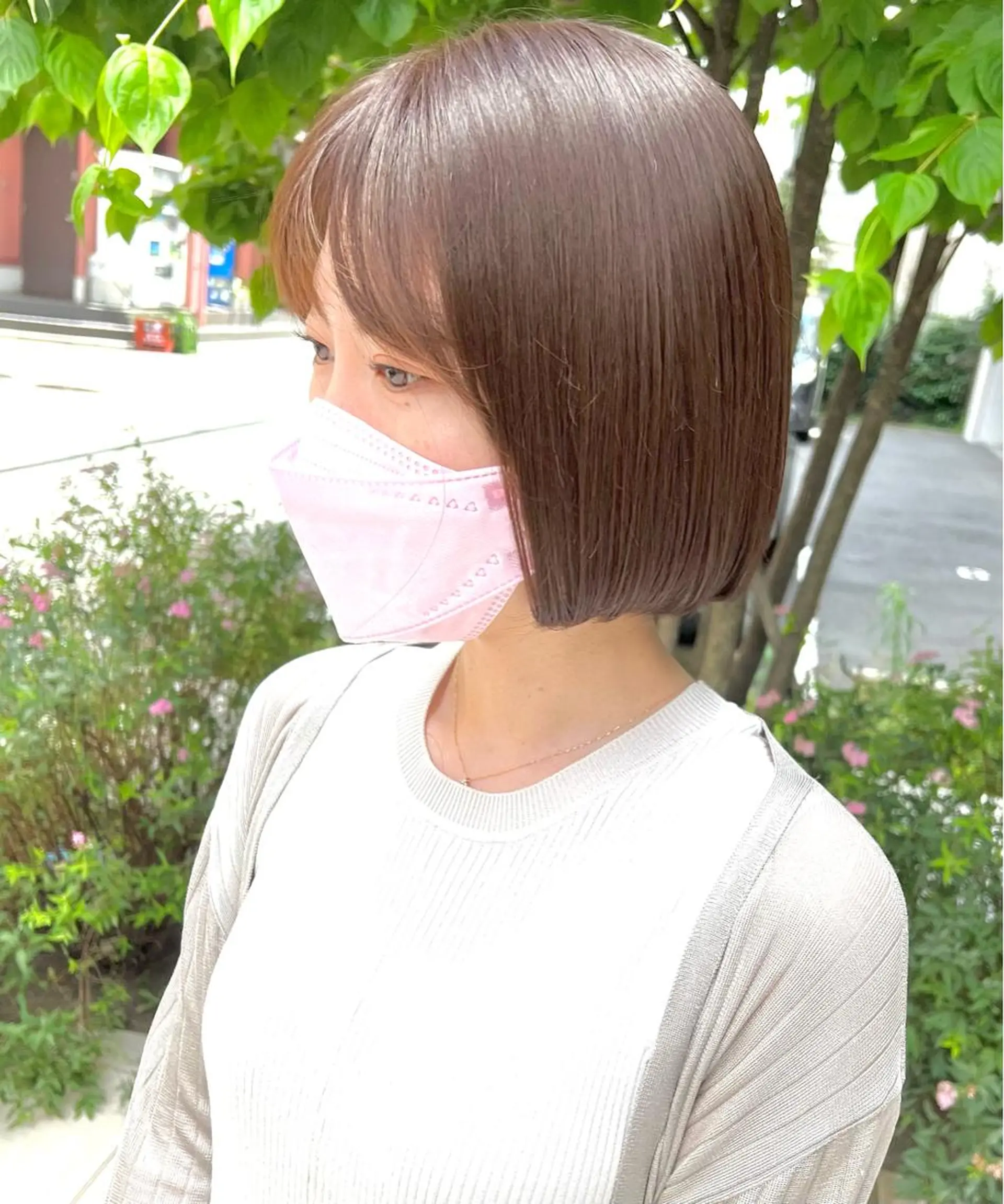 ショート カラー グレージュ 💎透明感カラー特化 💎TAISEIのヘアスタイル