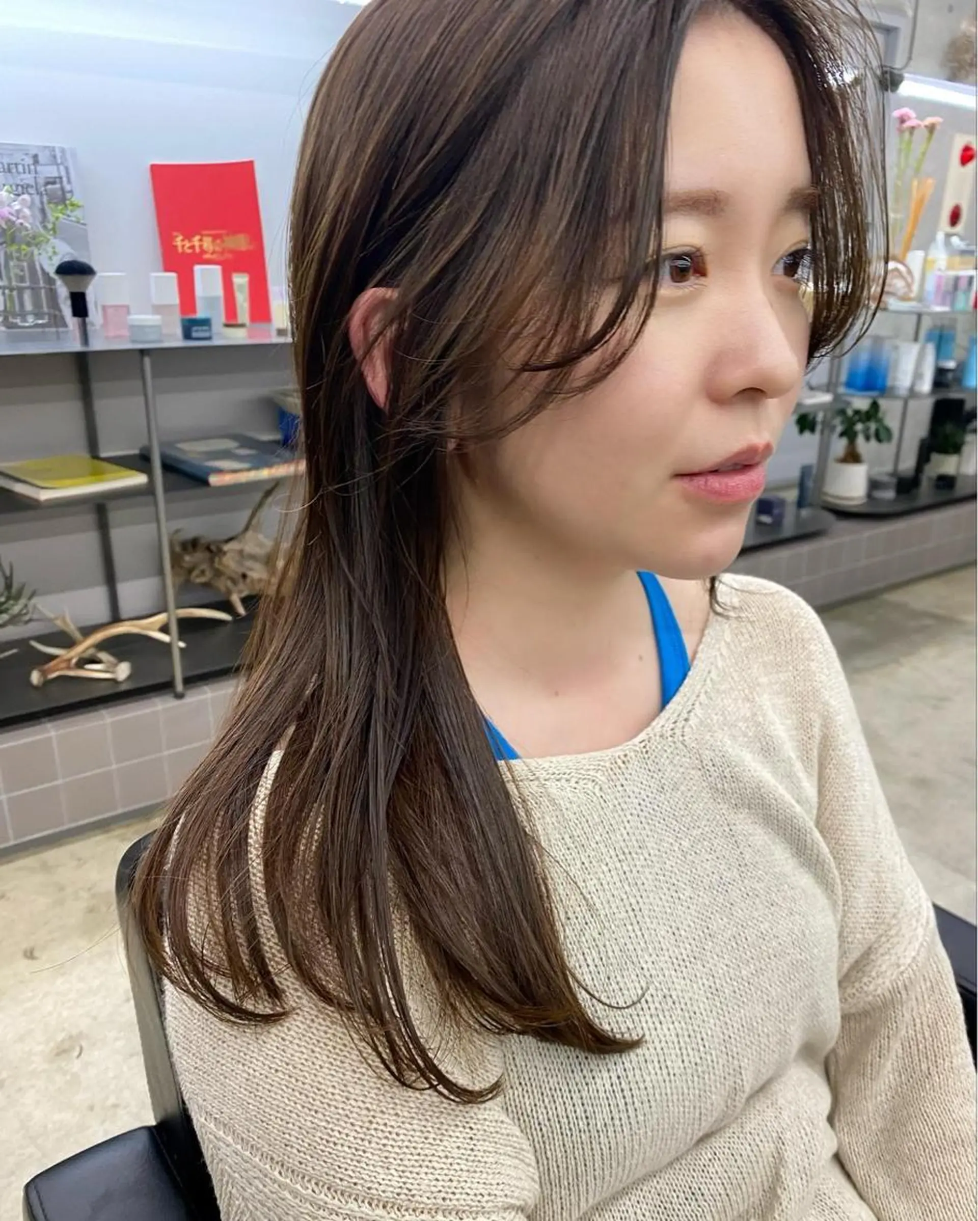 ロング カラー ロング 似合わせカット レイヤー/ボブのヘアスタイル