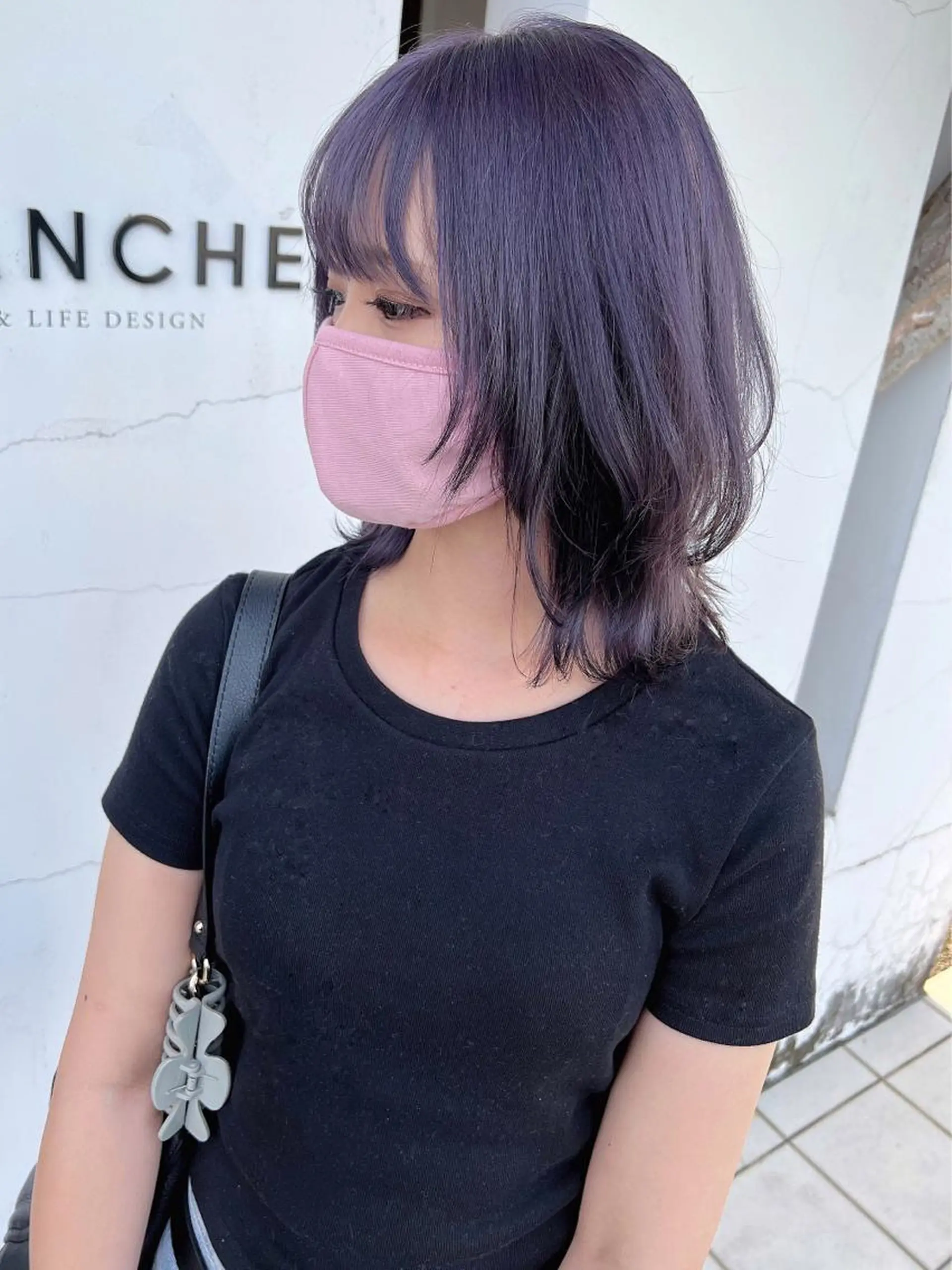 ミディアム ヘアカラー 具志 正太のヘアスタイル