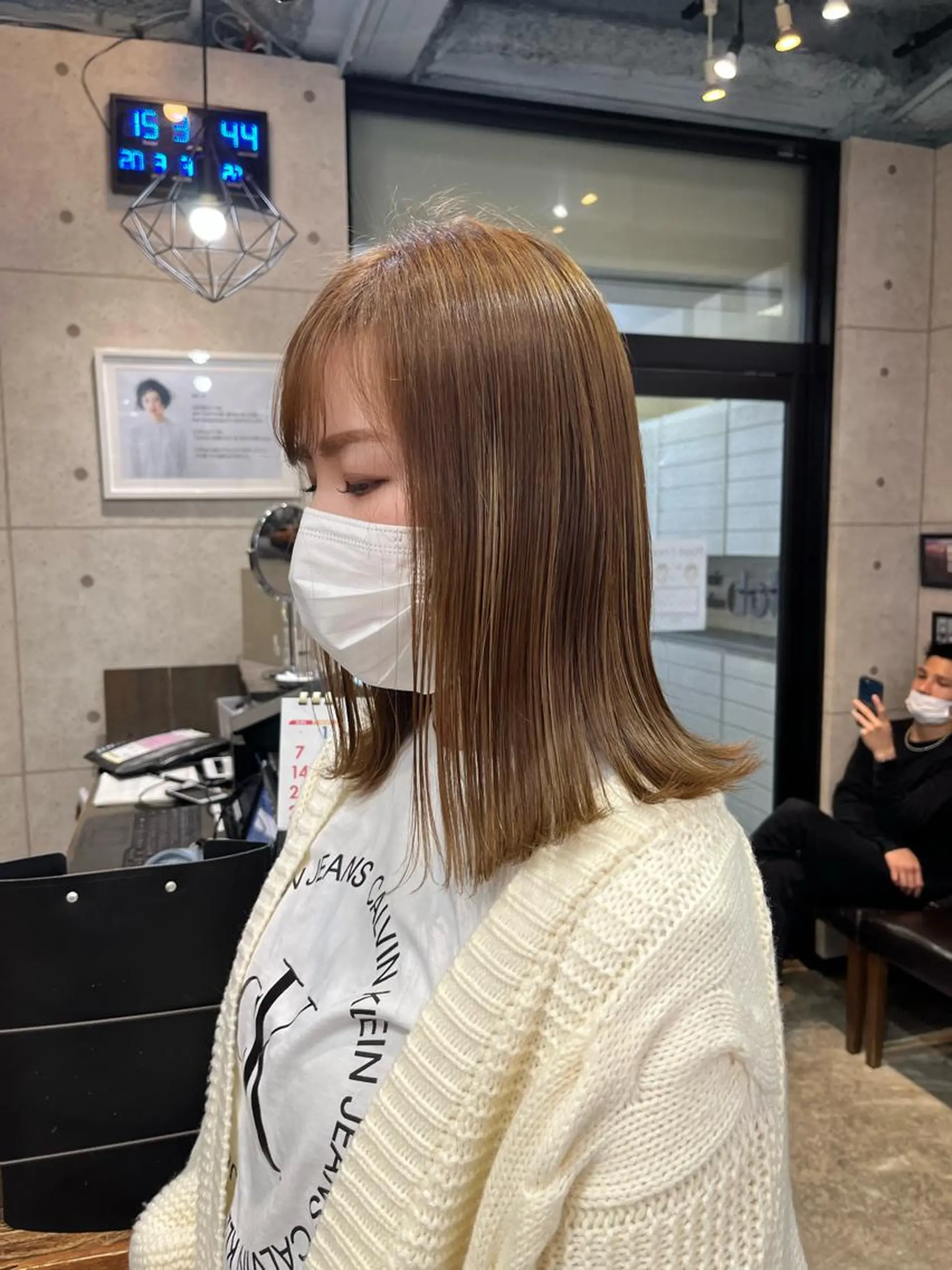 ミディアム 【透明感カラー‎✨】 中島日菜のヘアスタイル