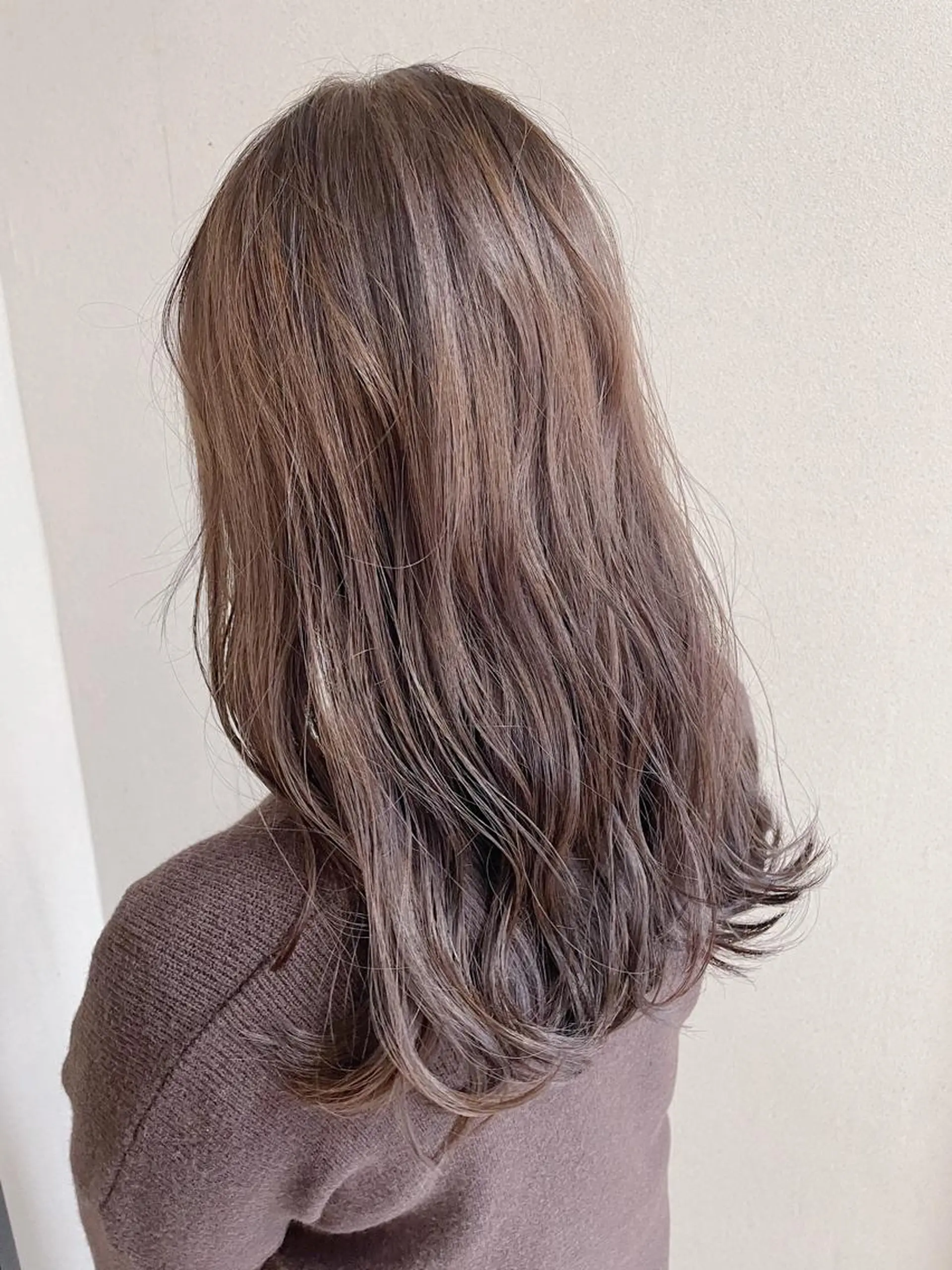 セミロング カラー ケアブリーチ /髪質 改善/古橋圭史郎のヘアスタイル