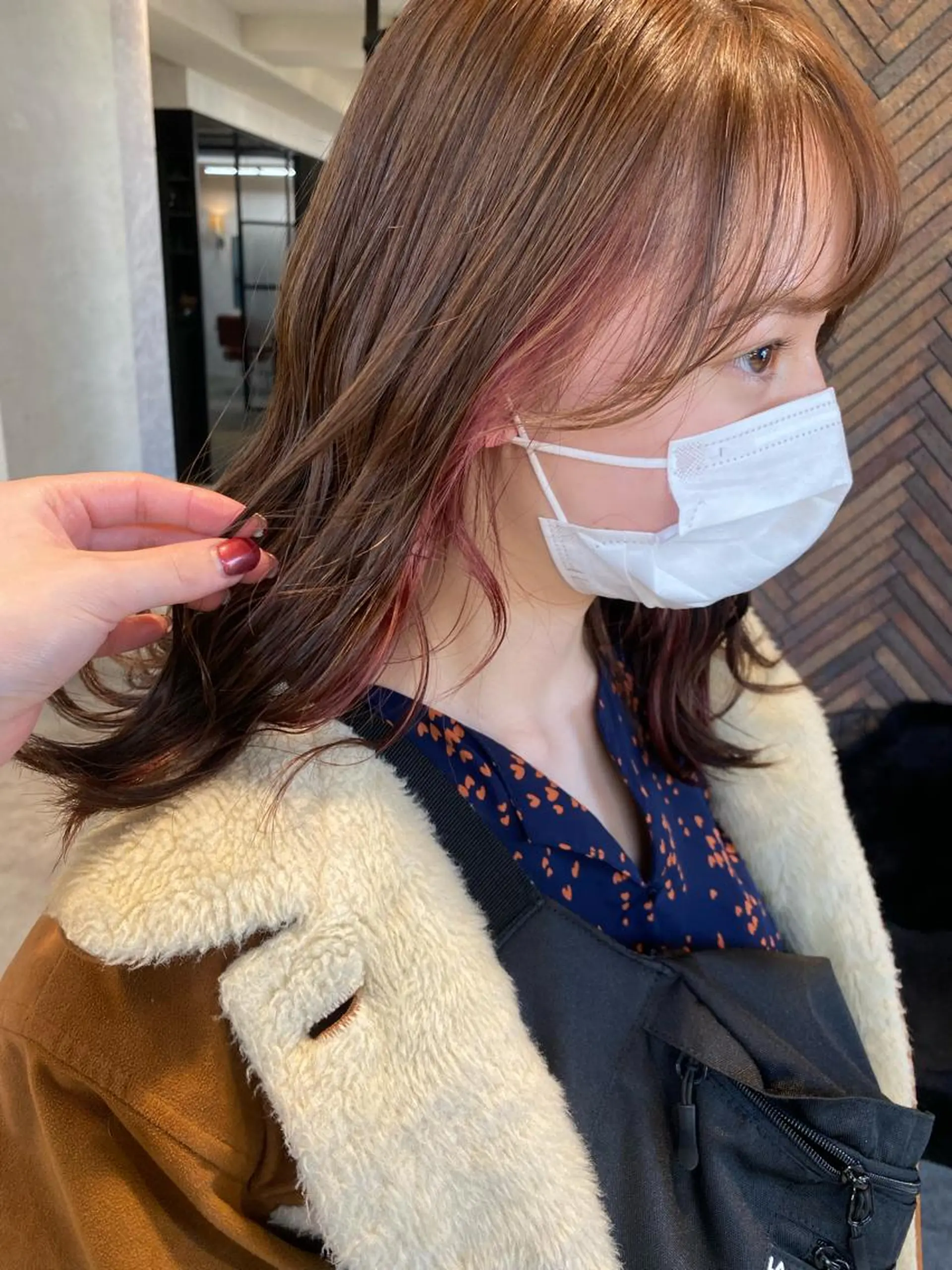 セミロング カラー 🍓小野 紗由美🍓のヘアスタイル