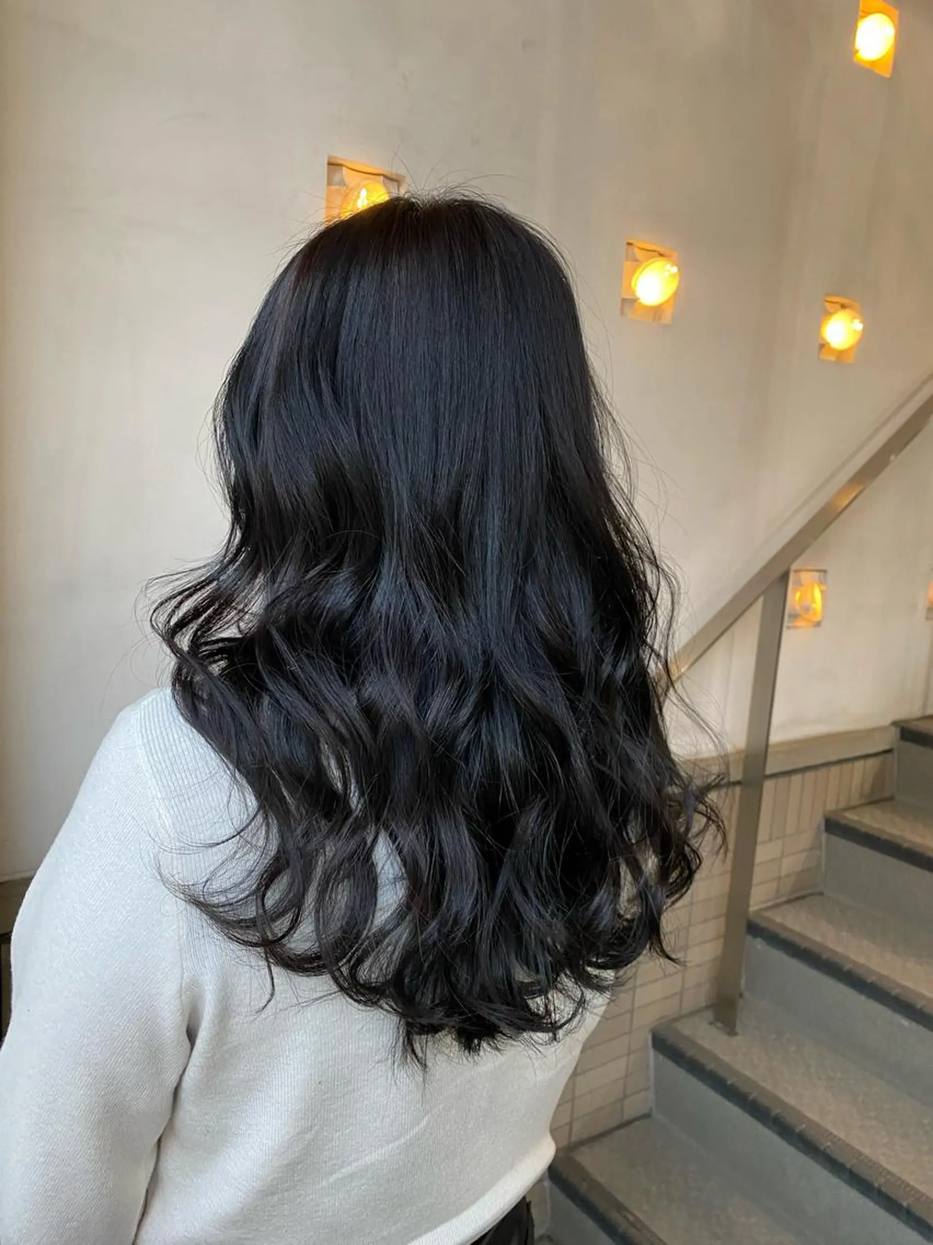 ロング カラー 韓国風ヘア ロング トリートメント カット ヘアカラー トリートメント 統括マネージャー/ 髪のドクター/前原悟のヘアスタイル