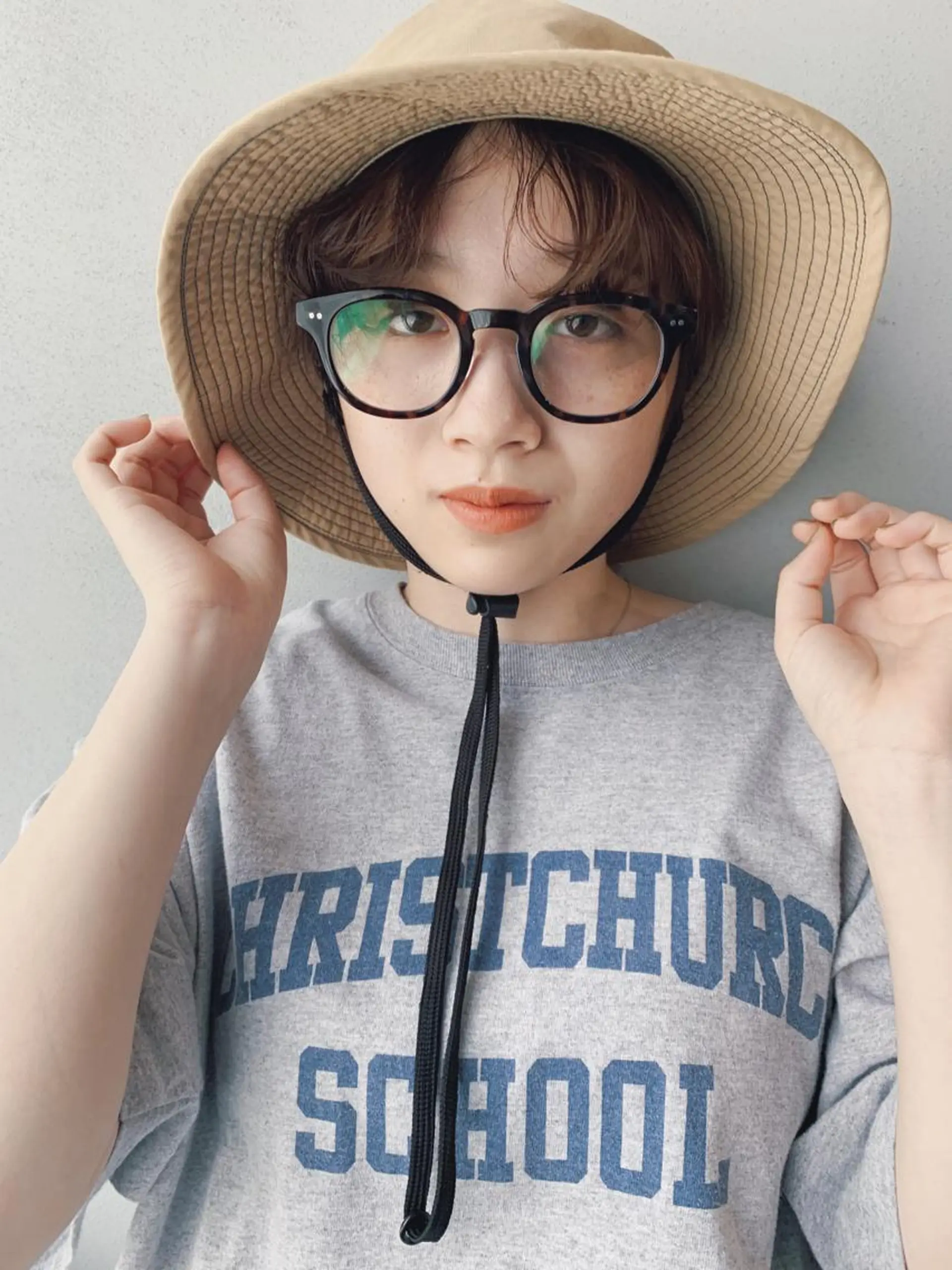 ショート カラー ボブパーマコテ巻き風 パーマNo1深江秀平のヘアスタイル