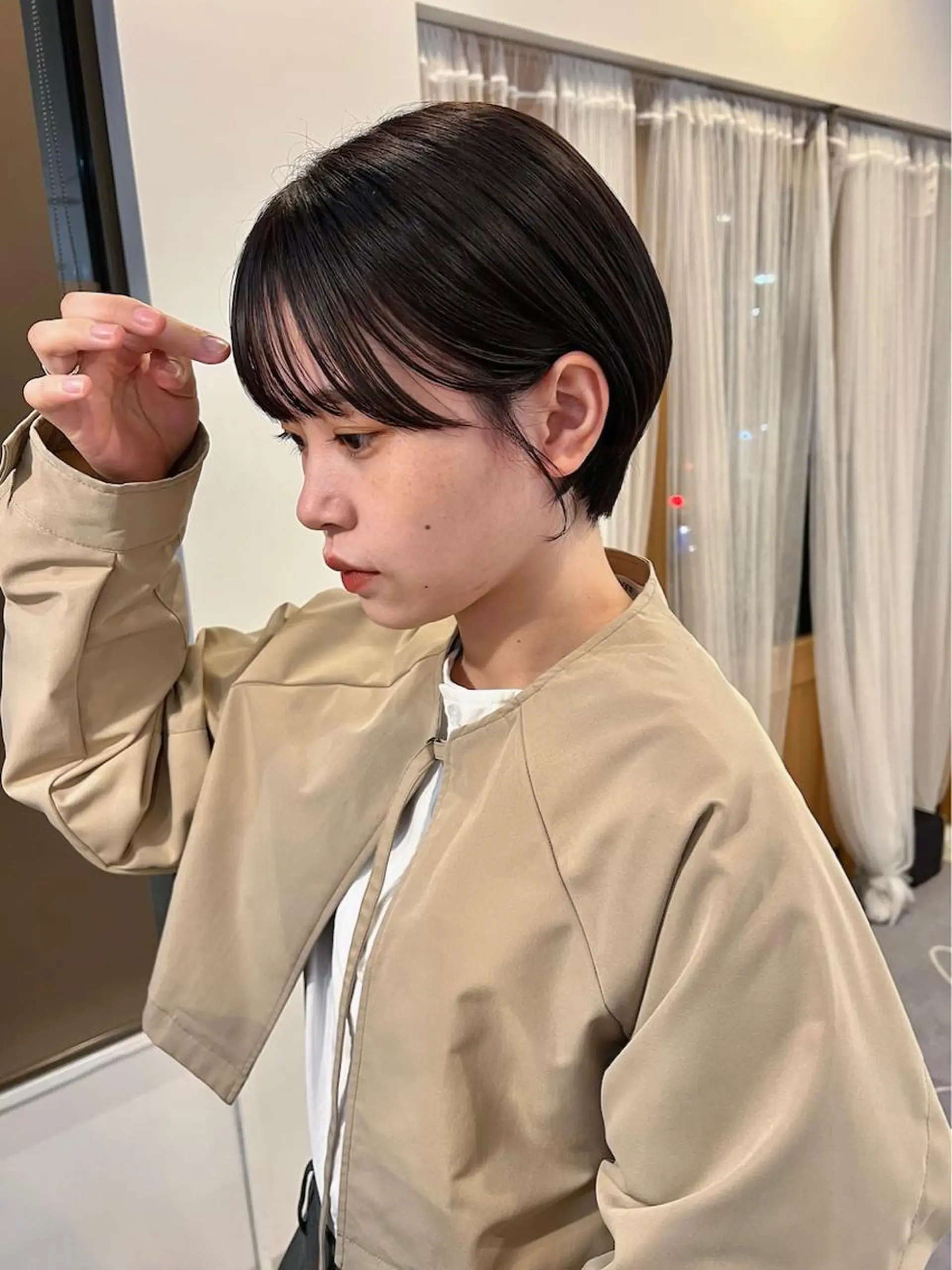 ショート ショートヘア 淺井 捺央のヘアスタイル