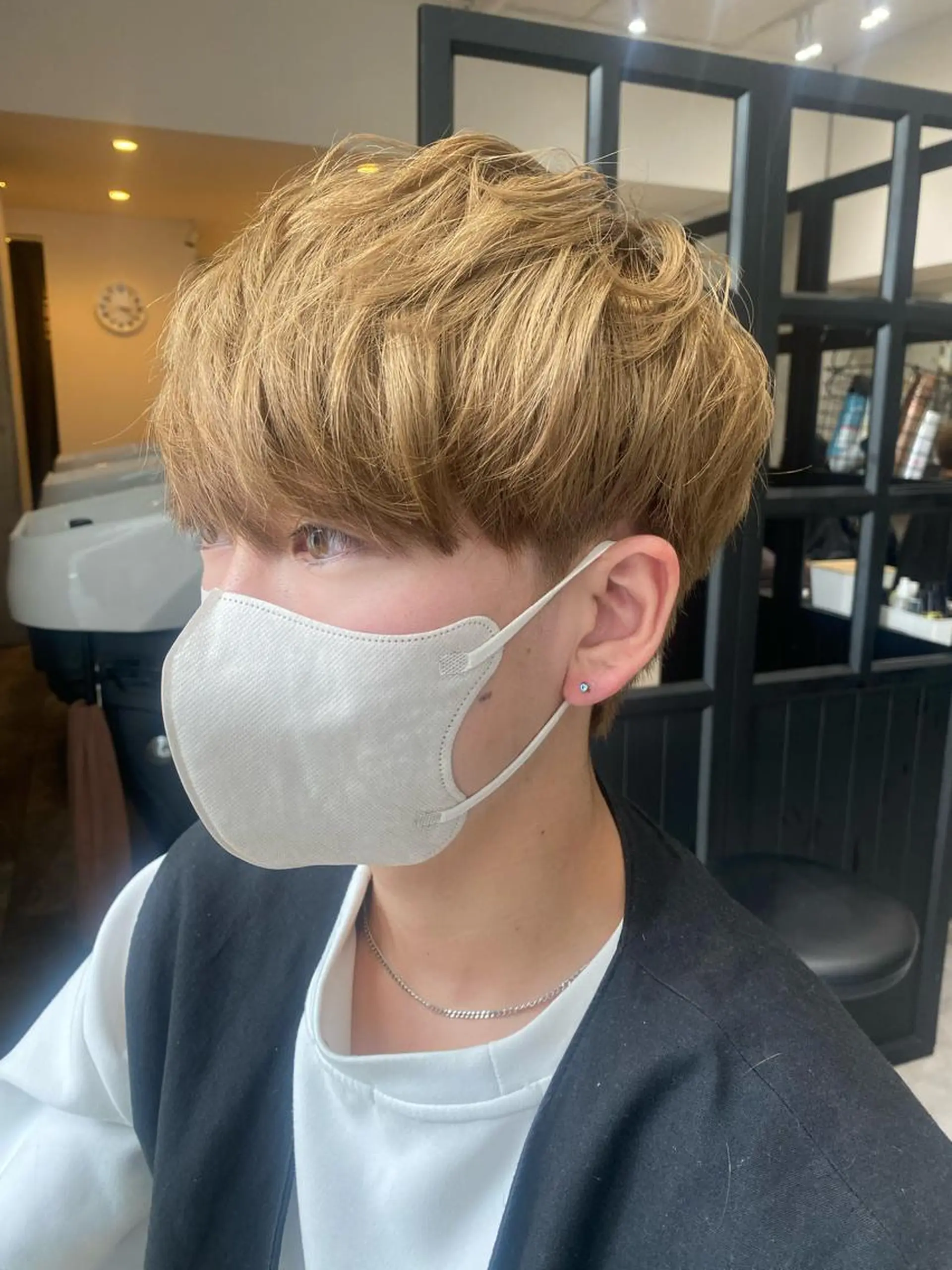 ショート カラー メンズ ヘアカラー トリートメント Dxxxx III所属・女性目線の大人 メンズ*Ayakaのヘアスタイル