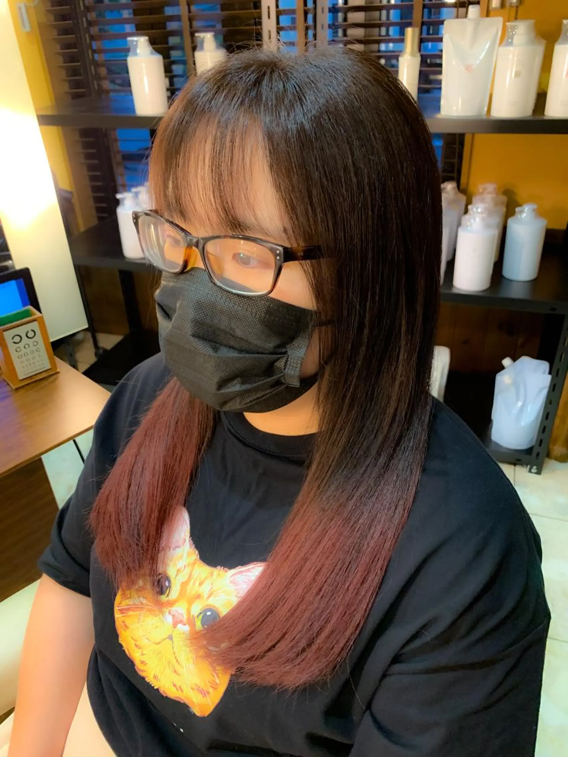 セミロング カラー 縮毛矯正/髪質改善 飯田公祐のヘアスタイル