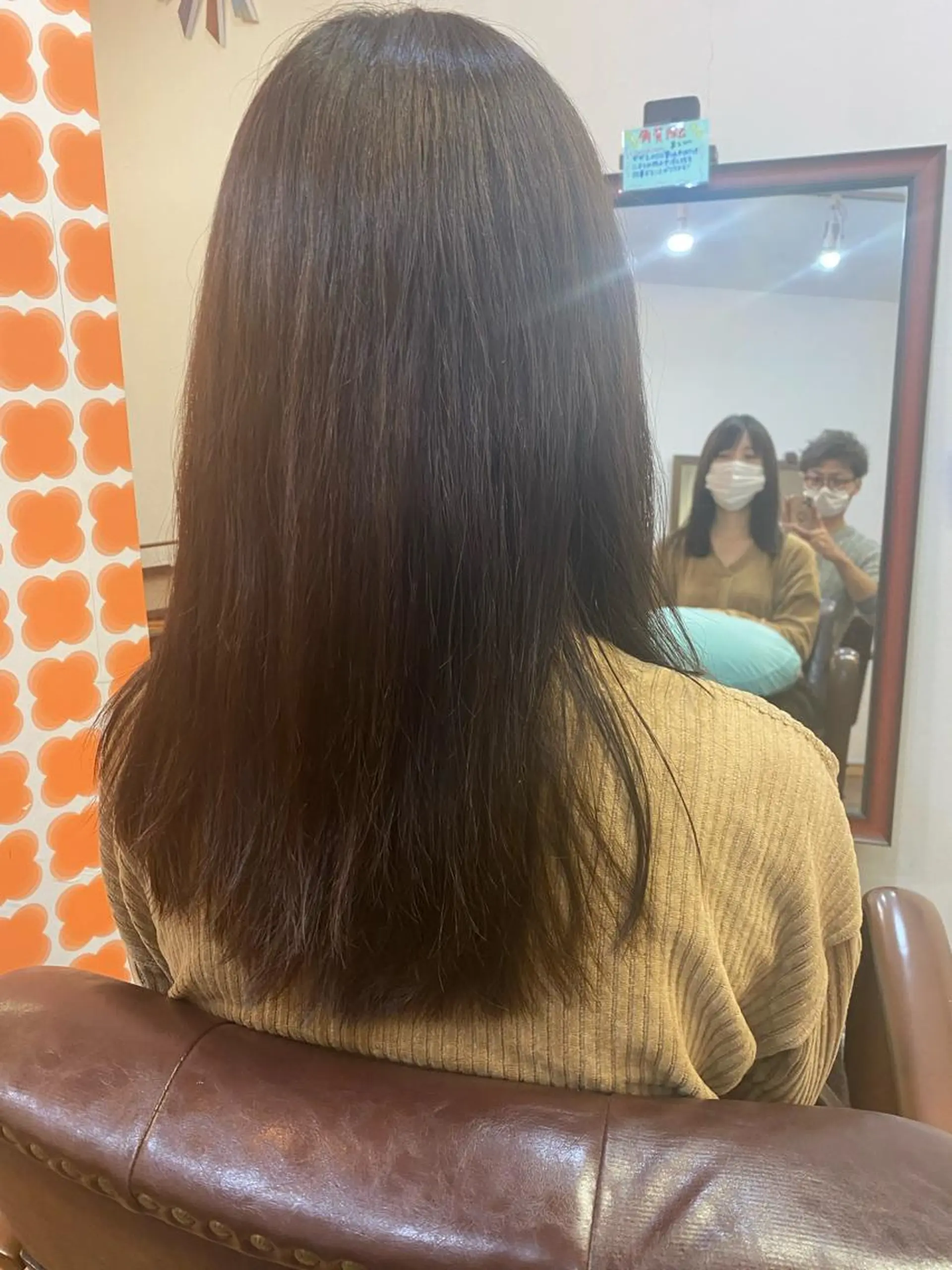 ロング カラー ブラウンカラー ダークブラウン 神谷 知紀のヘアスタイル