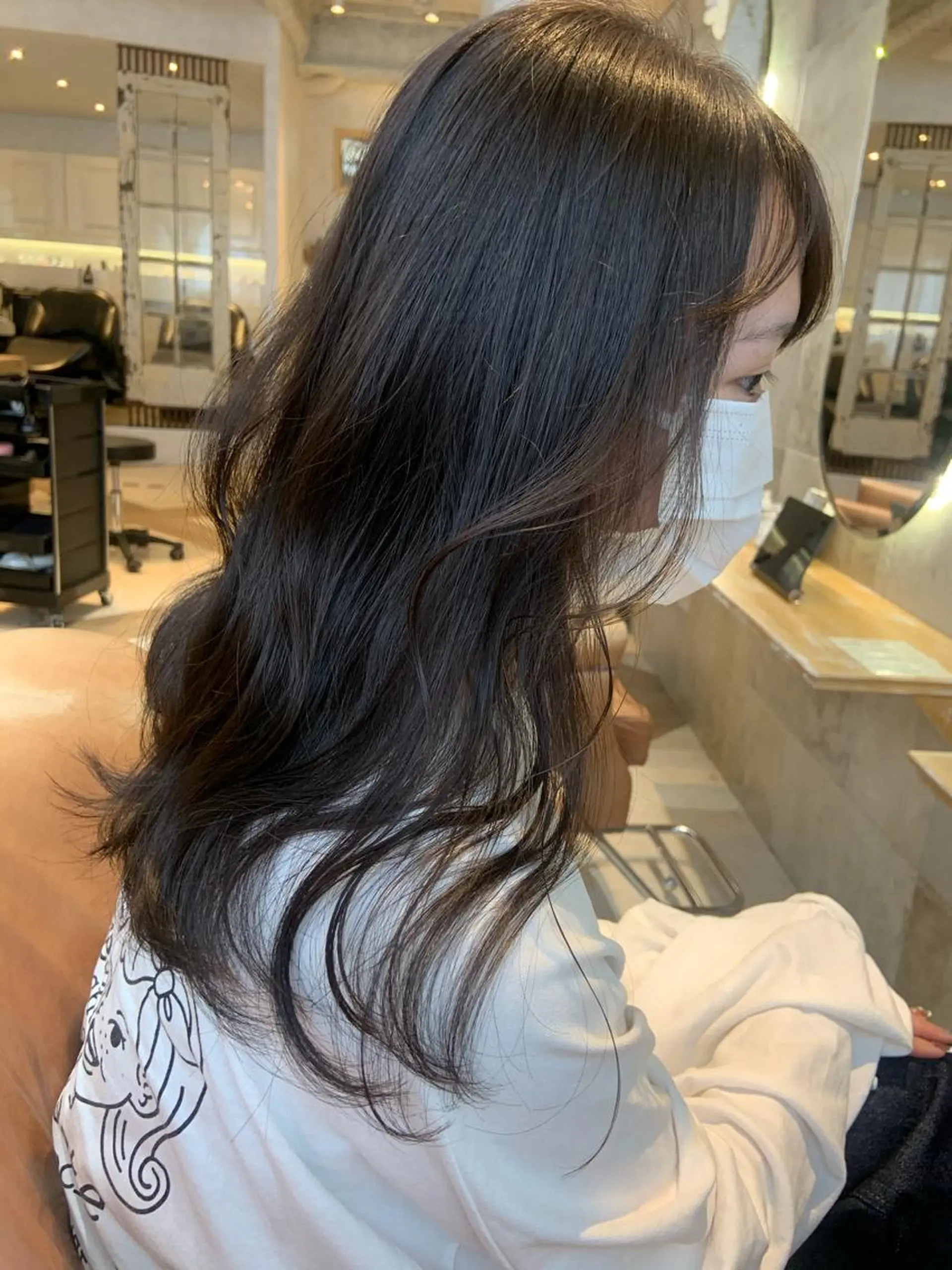 カラー カット ヘアカラー トリートメント 艶カラー/ボブ /似合わせ/田口愛那のヘアスタイル