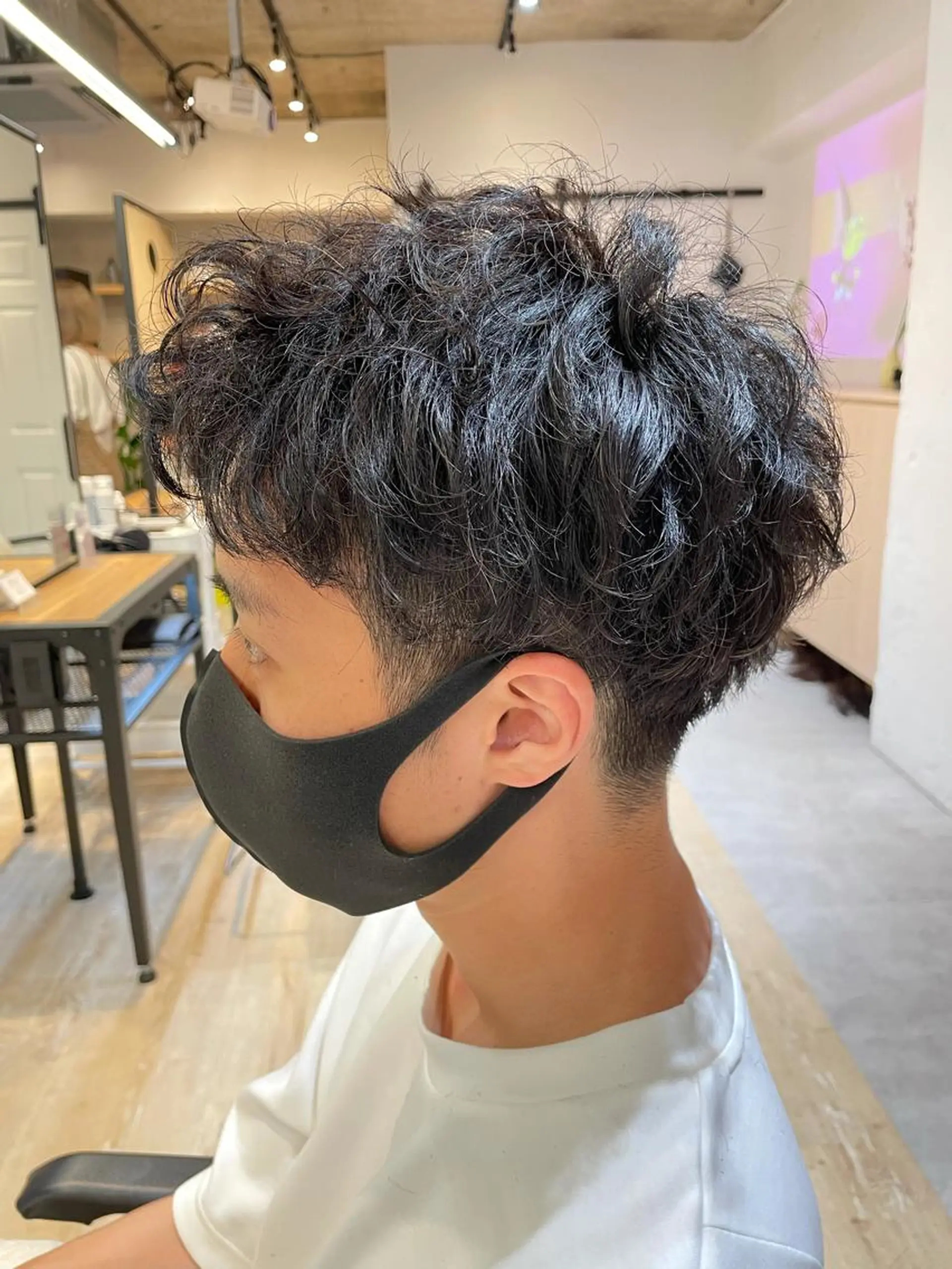 パーマ メンズ カット パーマ トリートメント ヘアセット SALOWIN下北沢所属・hazuki 🌝のヘアスタイル