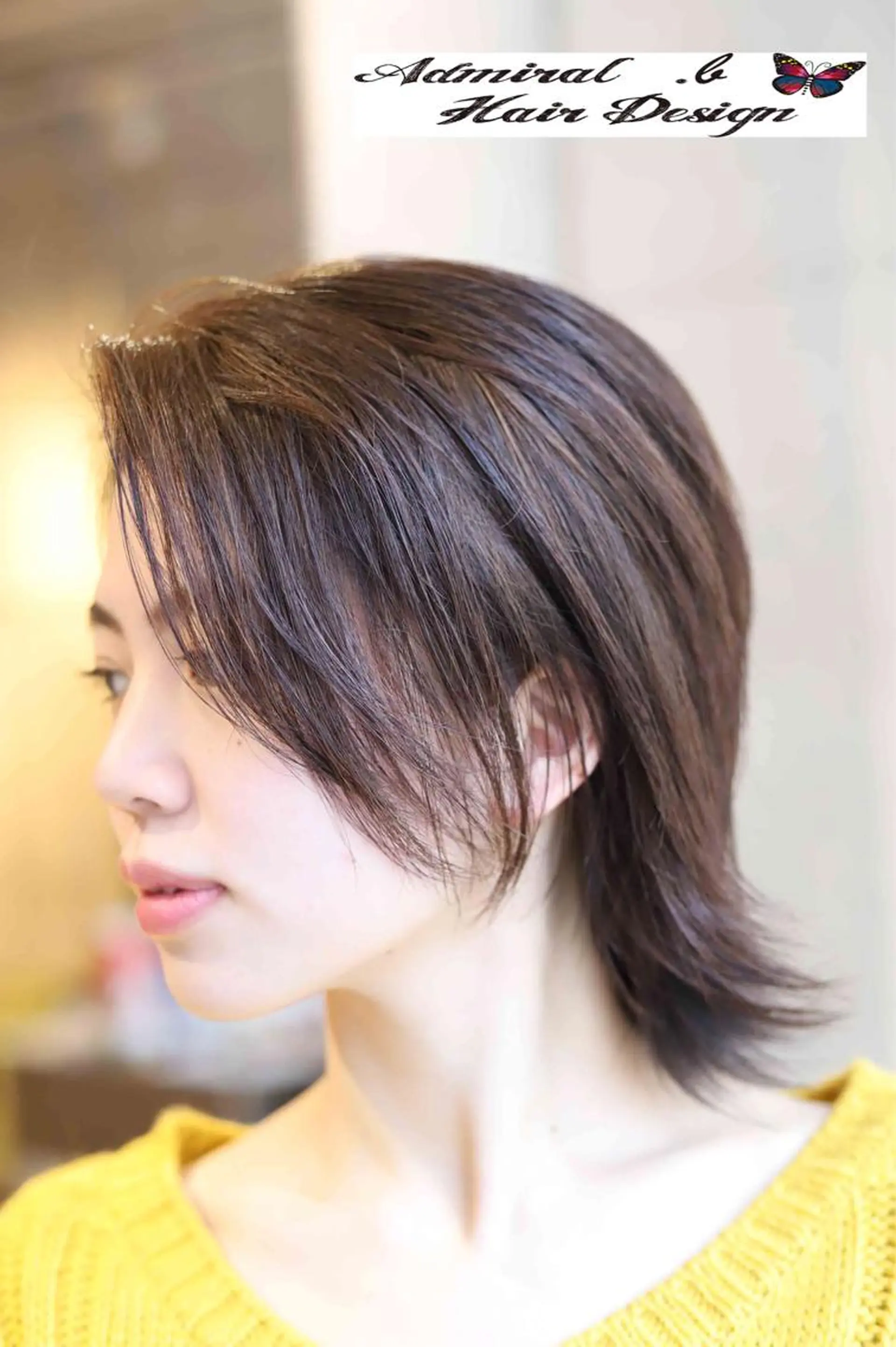 ショート カラー 伸ばしかけ アドミラルYoshi oのヘアスタイル