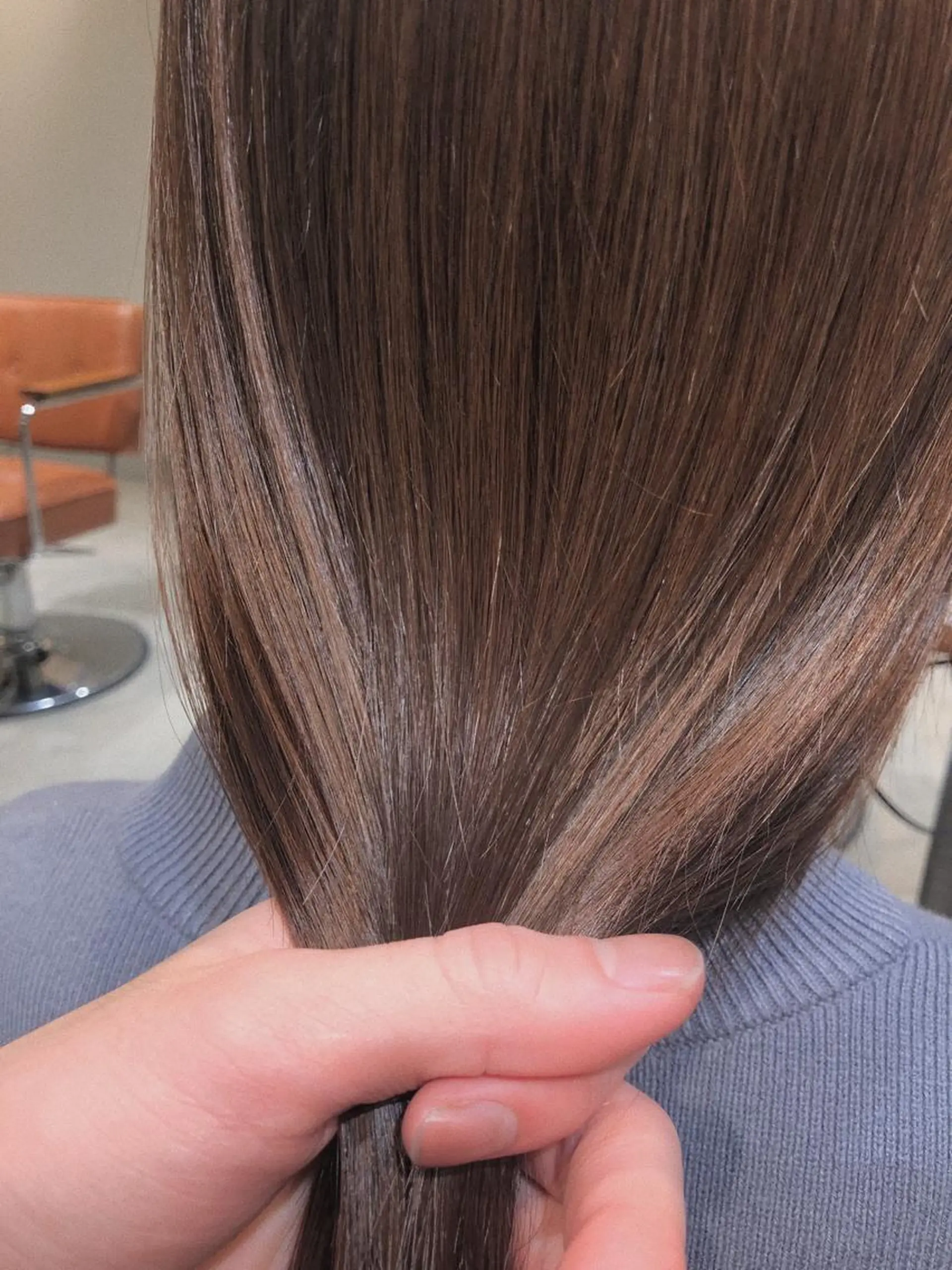 ミディアム カラー ベージュカラー 透明感カラー イルミナカラー トリートメント 長井 徹行のヘアスタイル