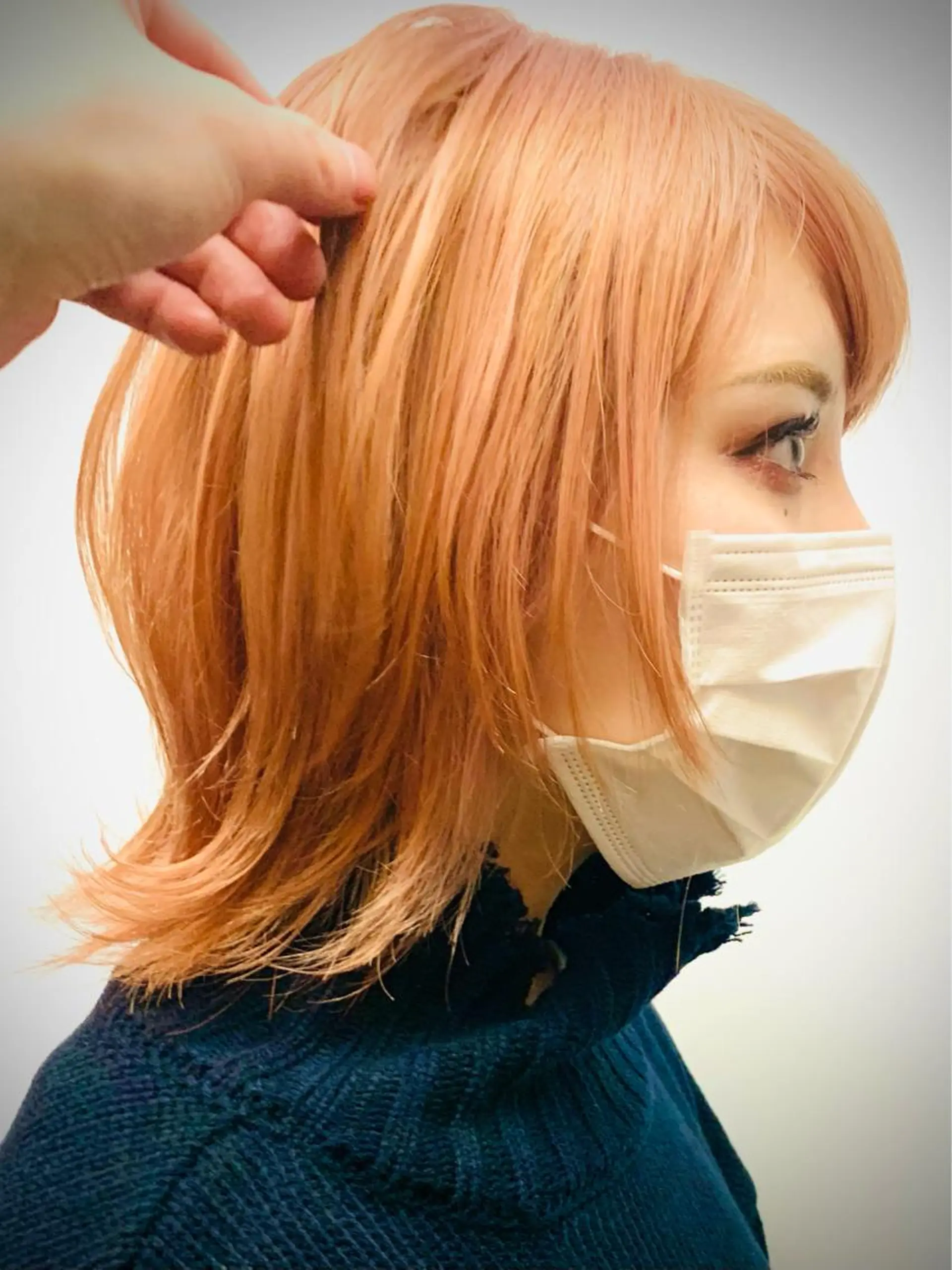 ミディアム カラー バレイヤージュ ブリーチ ケアブリーチ ダブルカラー ハイライトカラー KAH所属・Koichi Satoのヘアスタイル