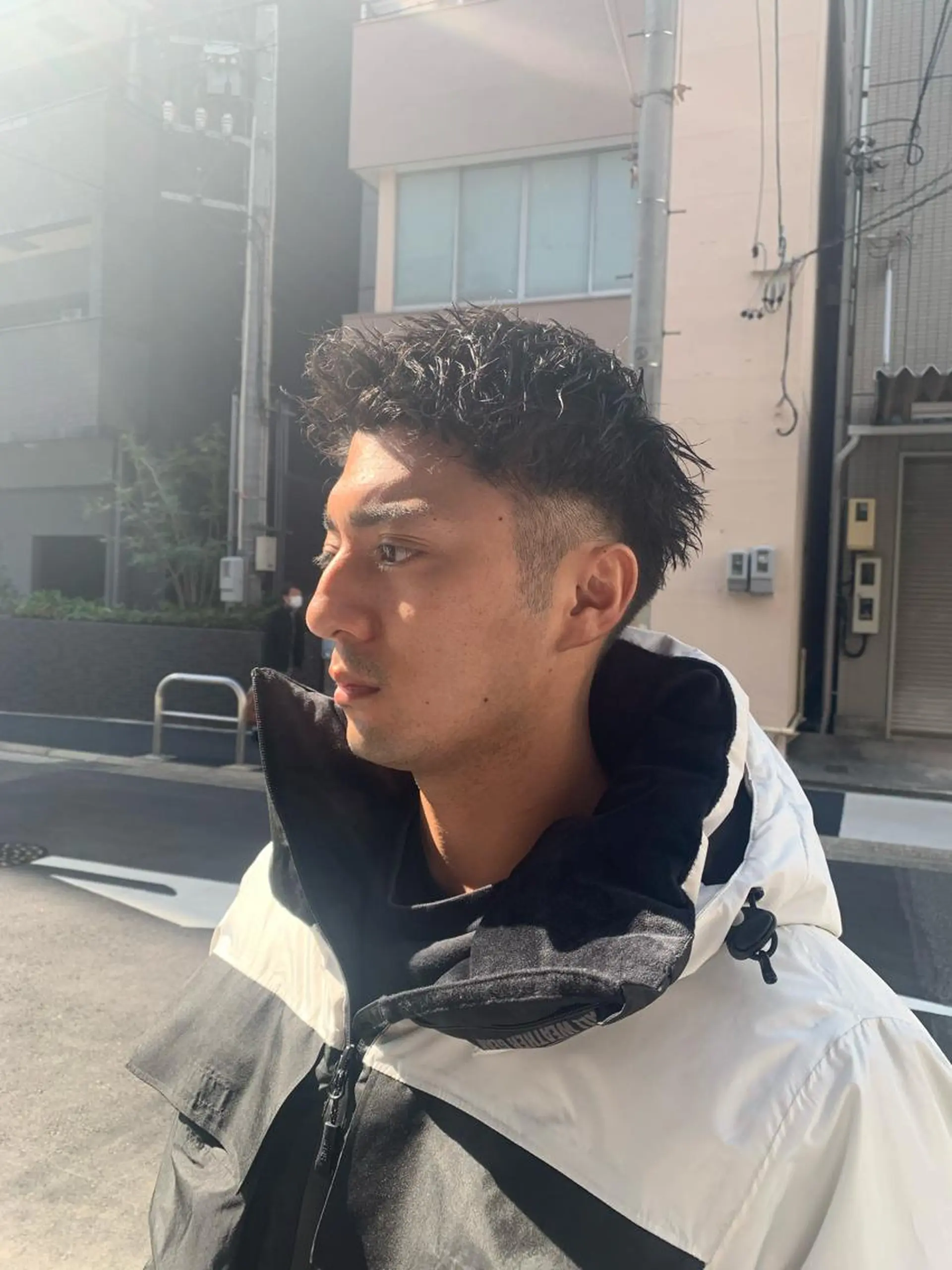 ショート パーマ メンズ メンズパーマ メンズツイストパーマ ツーブロック 刈り上げ ツイストパーマ CARNEL所属・メンズ専門CANEL かずまのヘアスタイル