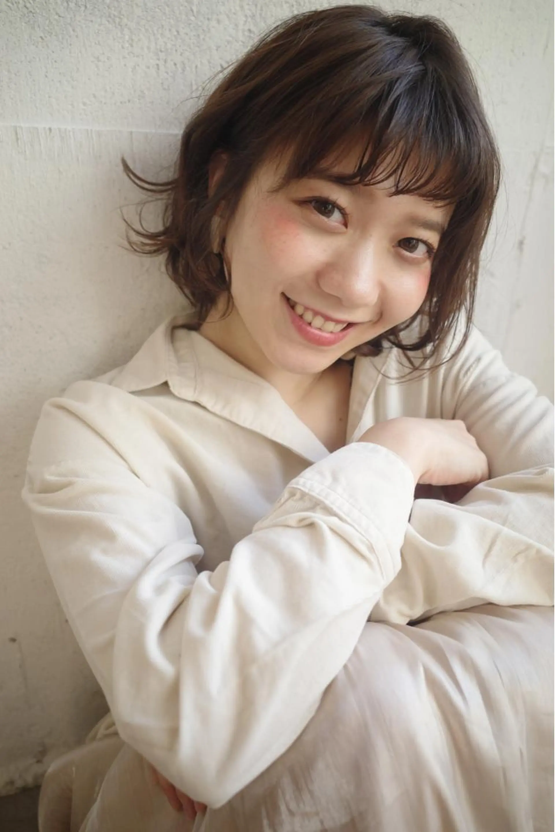 ミディアム カラー ヘアアレンジ ショートボブ ボブ カット トリートメント ciAo!所属・ふくだ りさ【ciAo!】のヘアスタイル