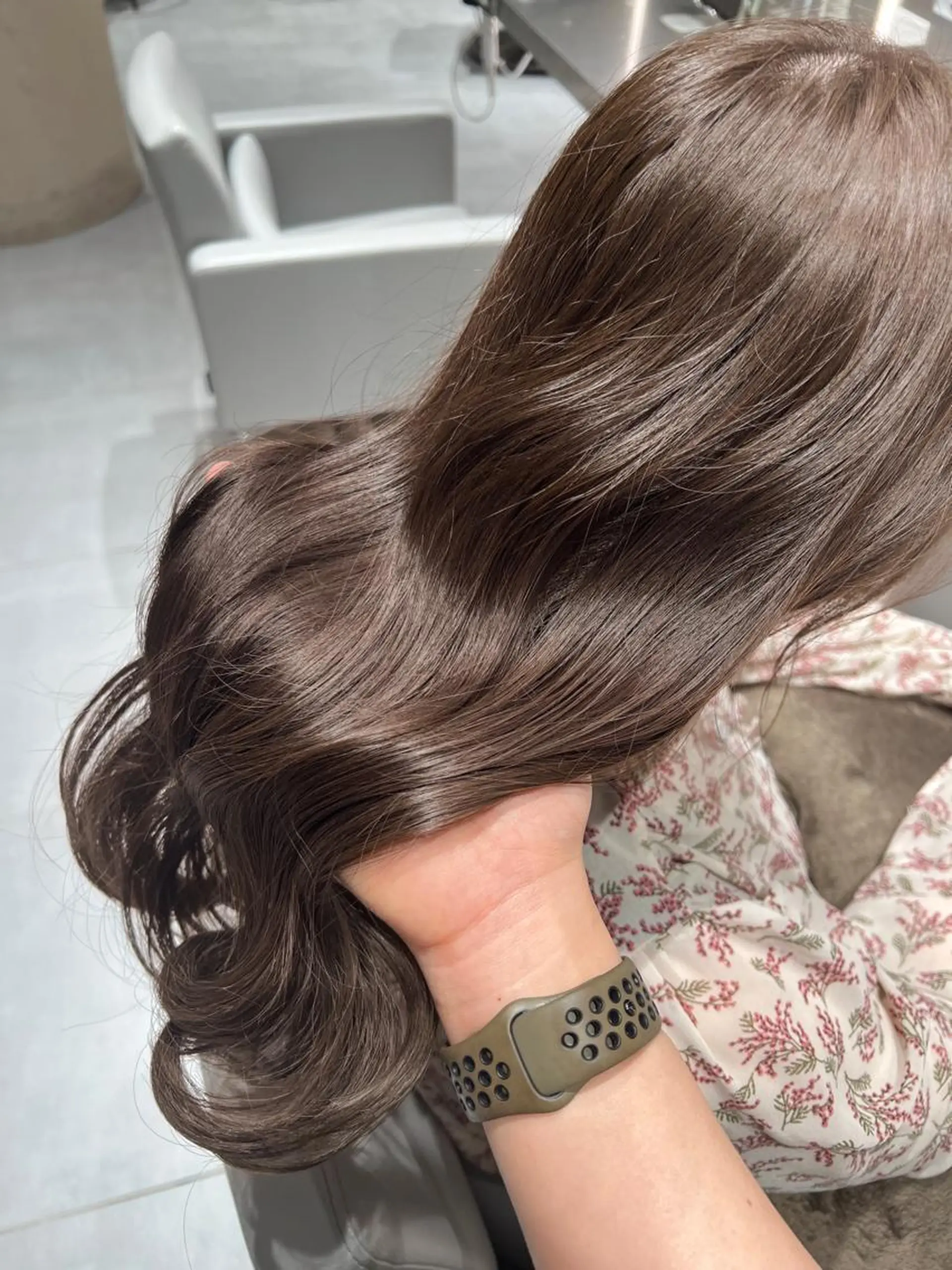 カラー アッシュ 透明感カラー ヘアカラー kako　ショート ボブのヘアスタイル