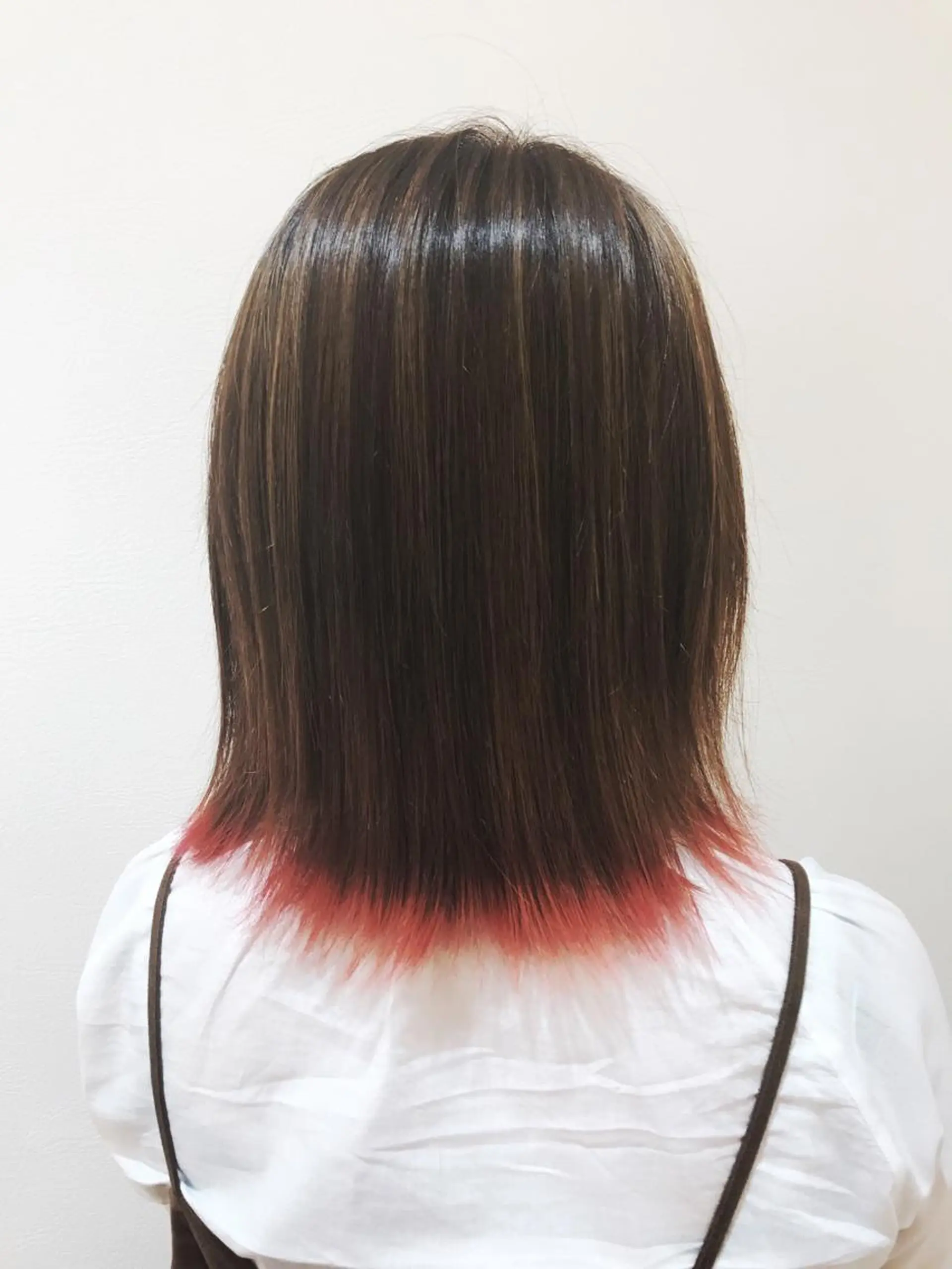 ミディアム カラー 湯浅 了一のヘアスタイル