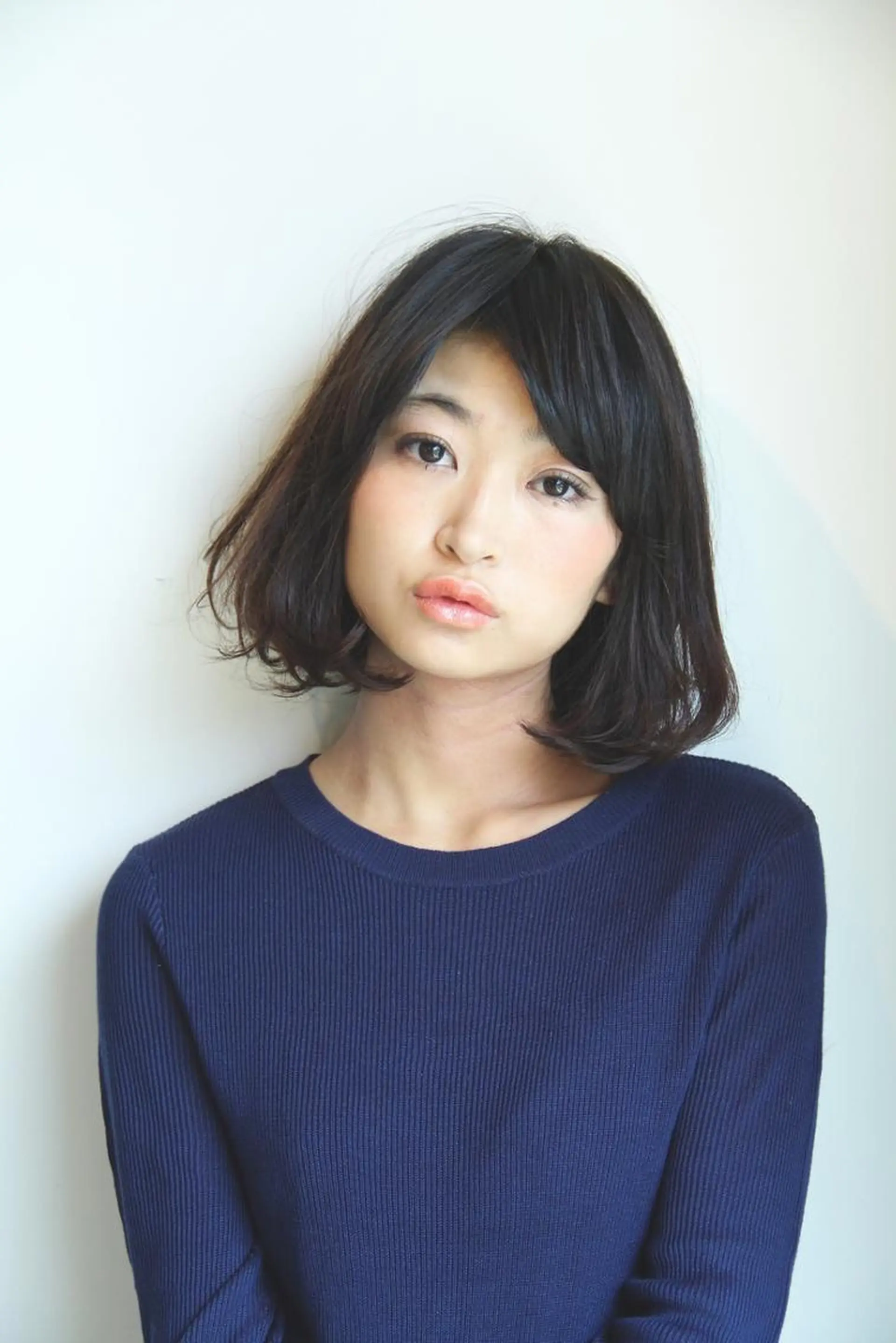 ミディアム ヘアカラー ヘアレスキュー つや髪本店のヘアスタイル