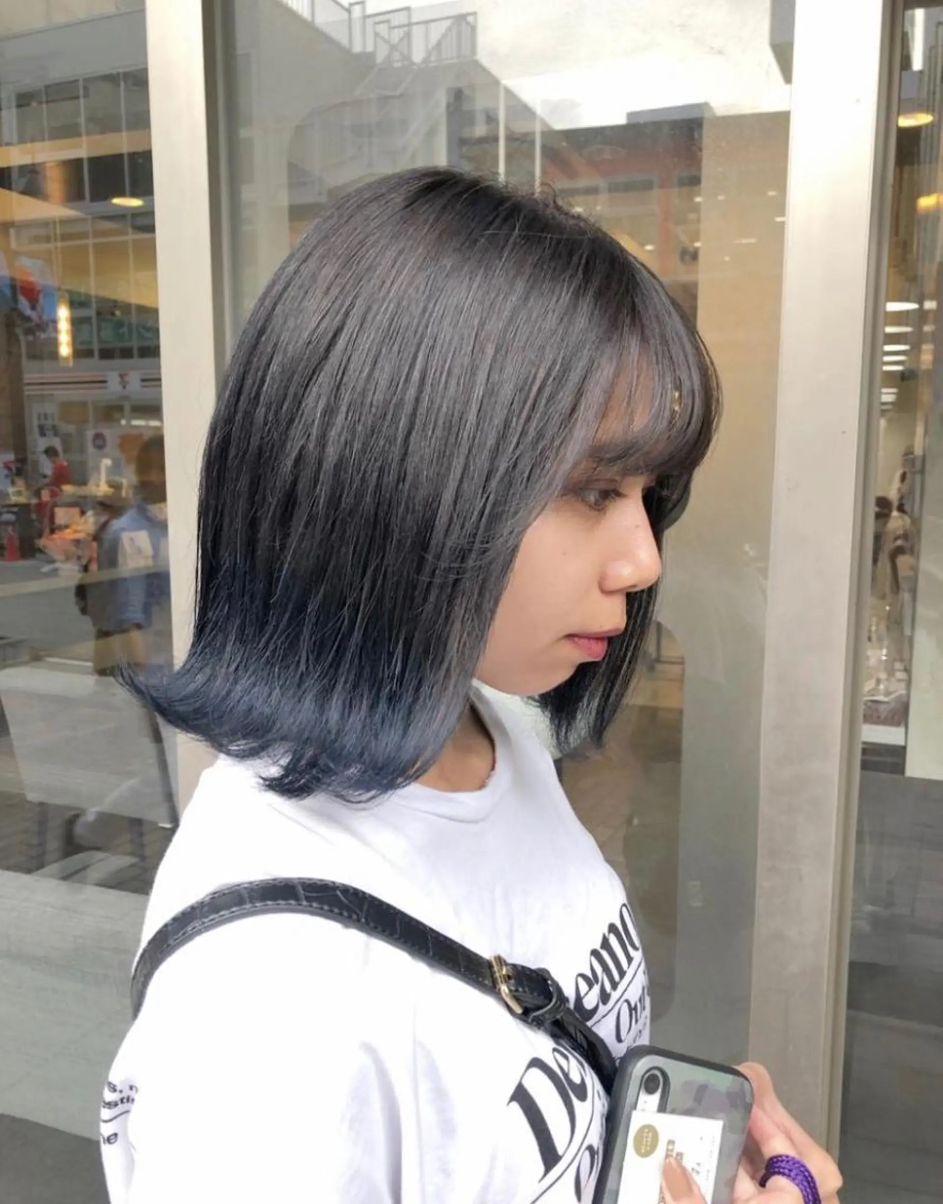 ショート カラー ブリーチ 透明感カラー グラデーションカラー ショートヘア Kimura Miyukiのマツエク・マツパデザイン