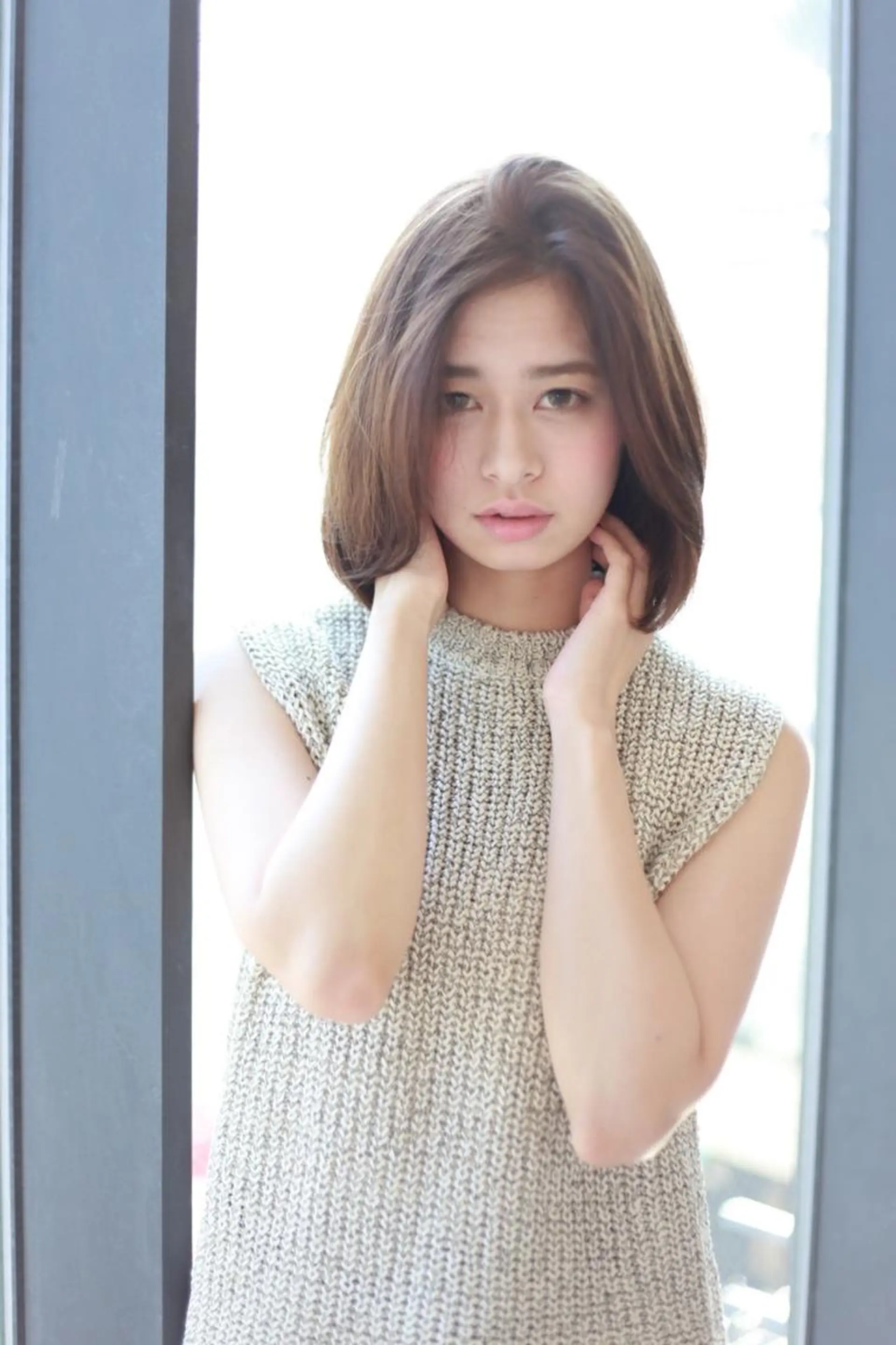 ミディアム 宮内 真乃のヘアスタイル