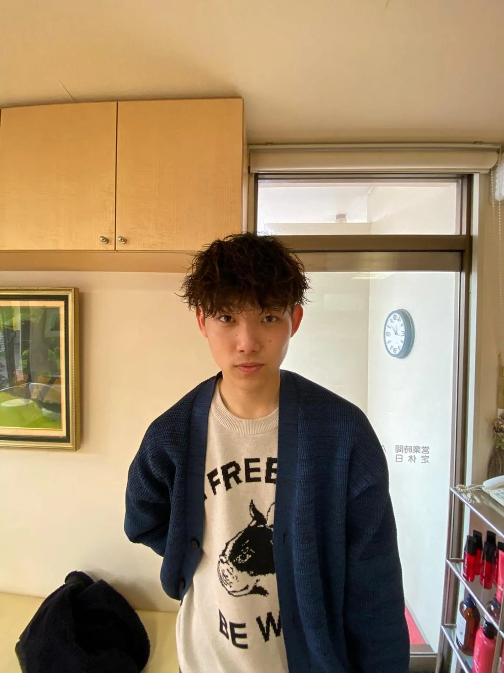 ショート パーマ メンズ メンズ得意です💥 ハユカといいます❗️のヘアスタイル